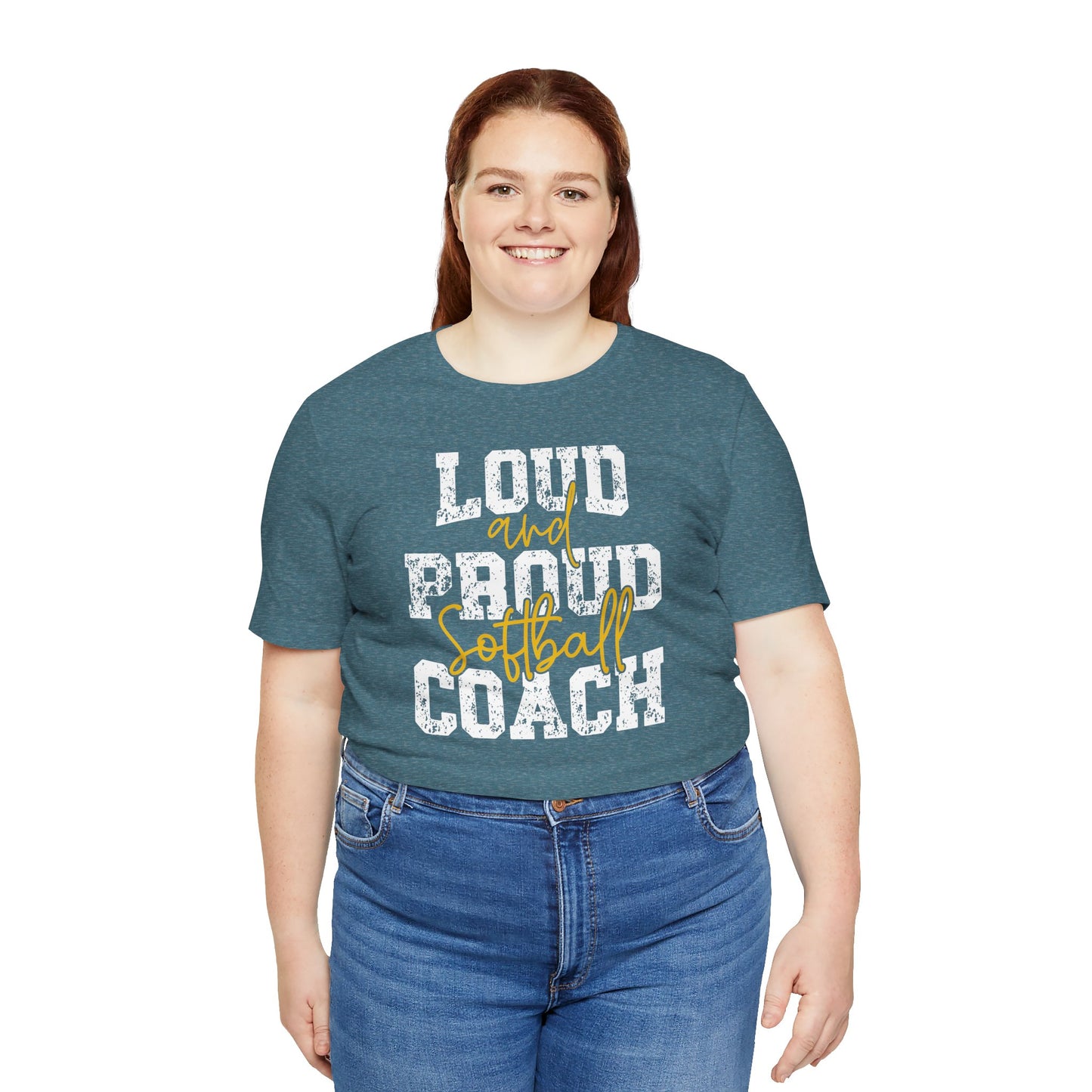 Loud and Proud Softball Coach T Shirt (1)