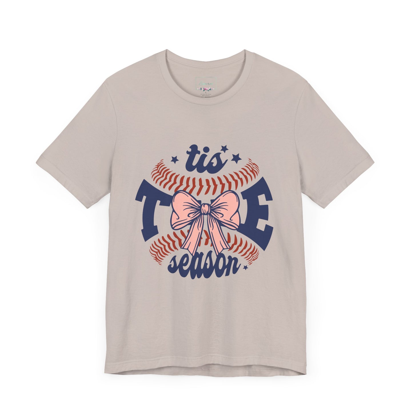 "Tis Tee Season Unisex Jersey Short Sleeve Tee - Perfect for Baseball Lovers"