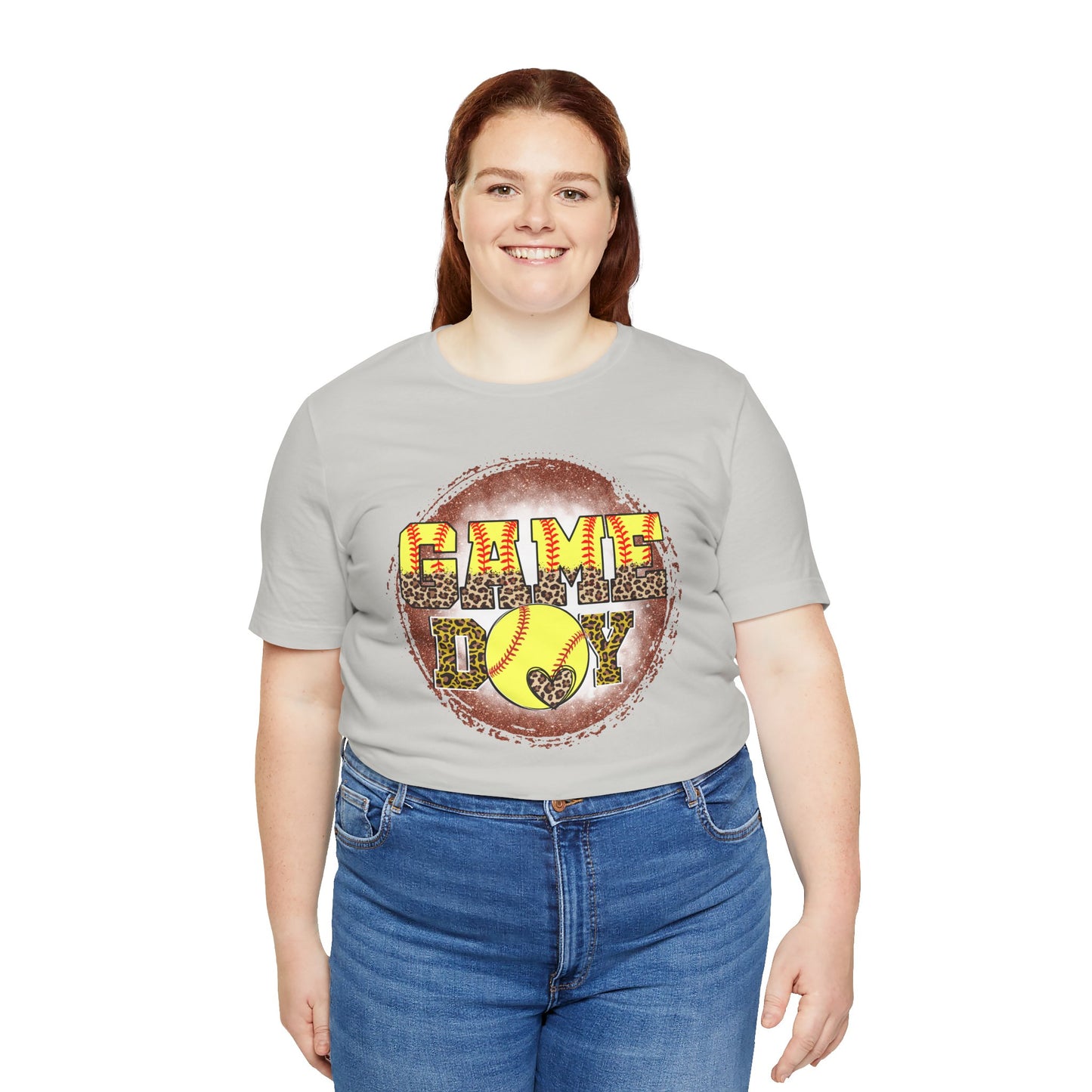 Softball Game Day Ball T Shirt (Light)