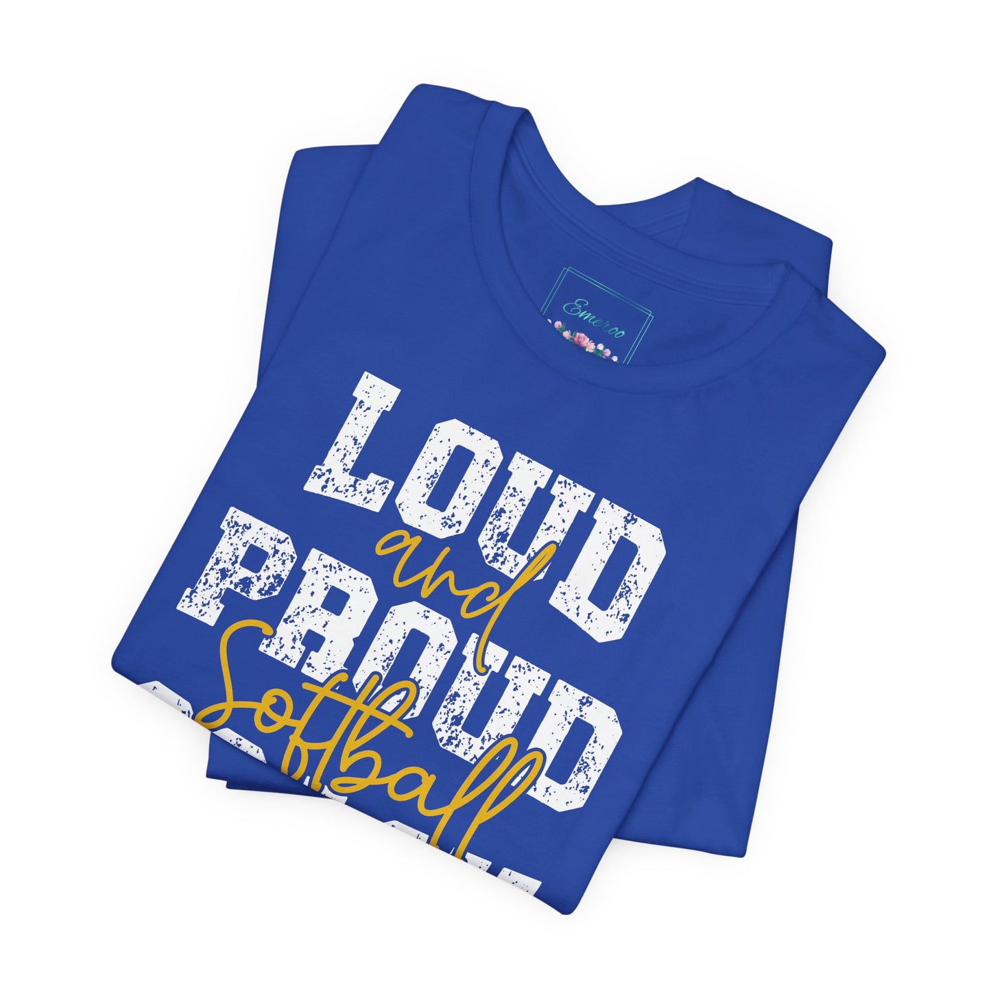 Loud and Proud Softball Coach T Shirt (1)