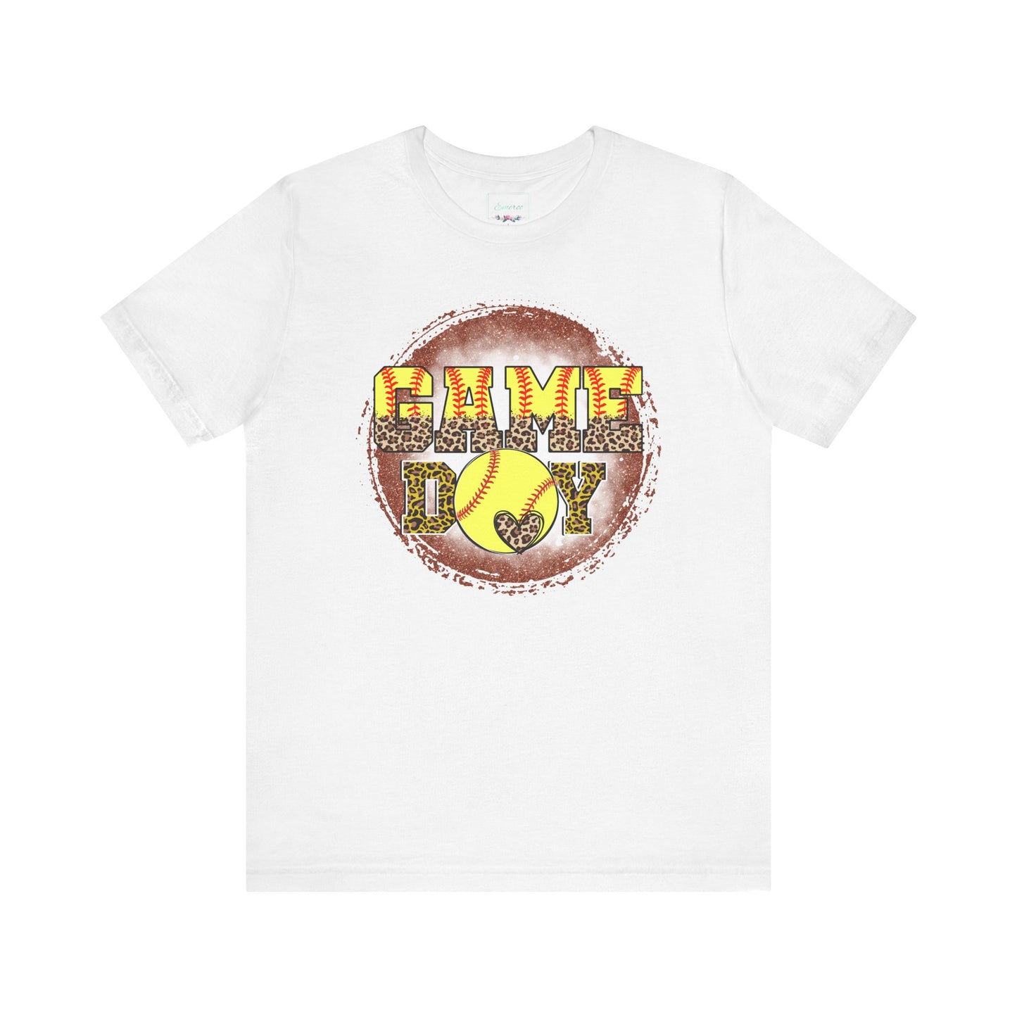 Softball Game Day Ball T Shirt (Light)