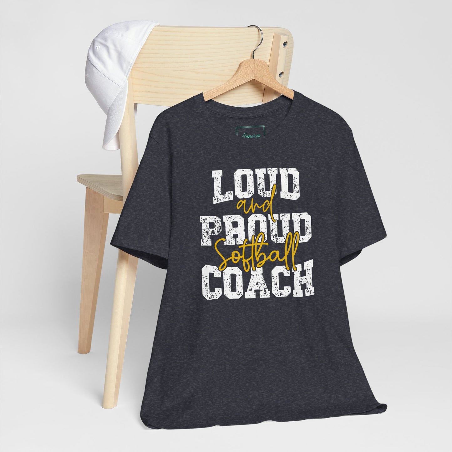 Loud and Proud Softball Coach T Shirt (1)