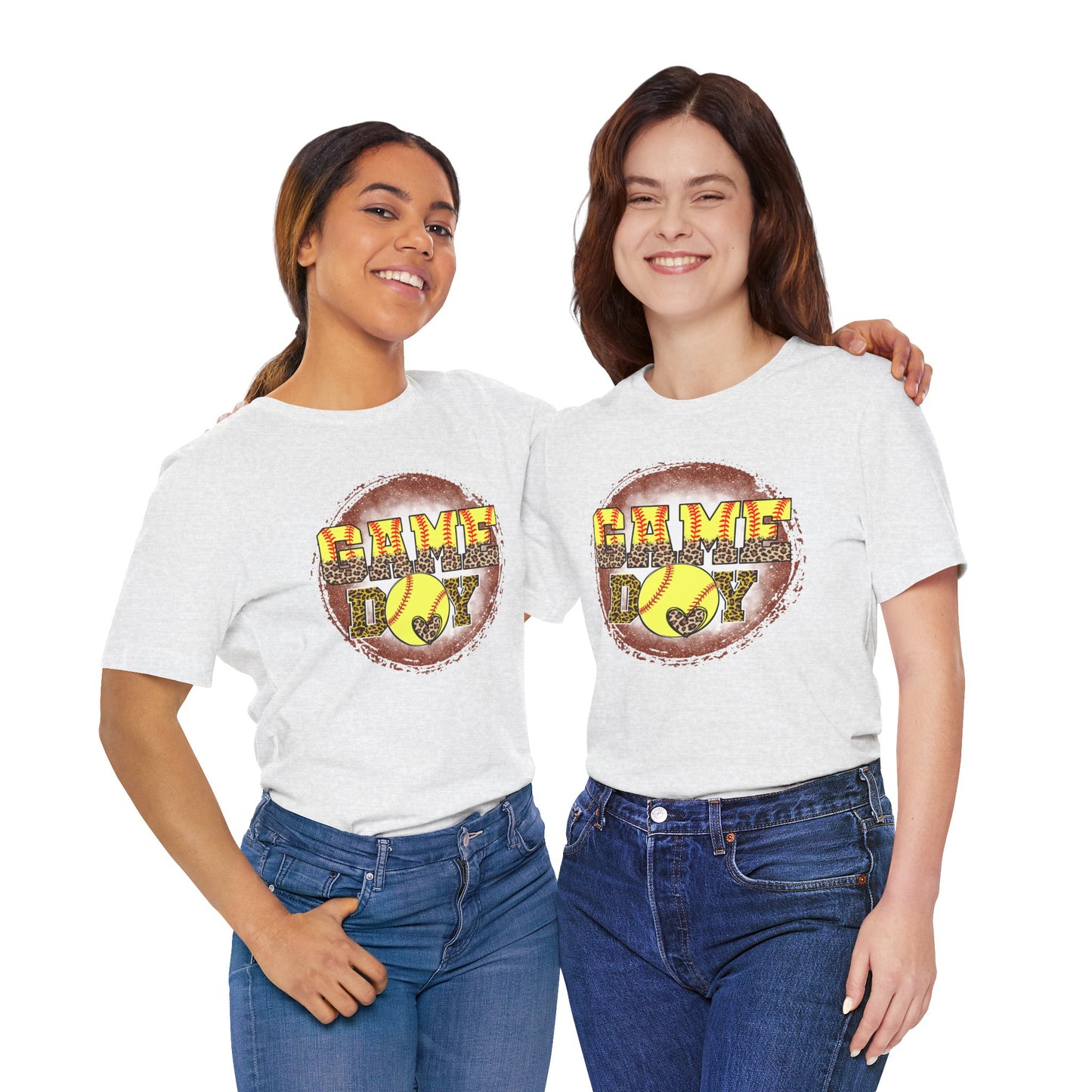 Softball Game Day Ball T Shirt (Light)
