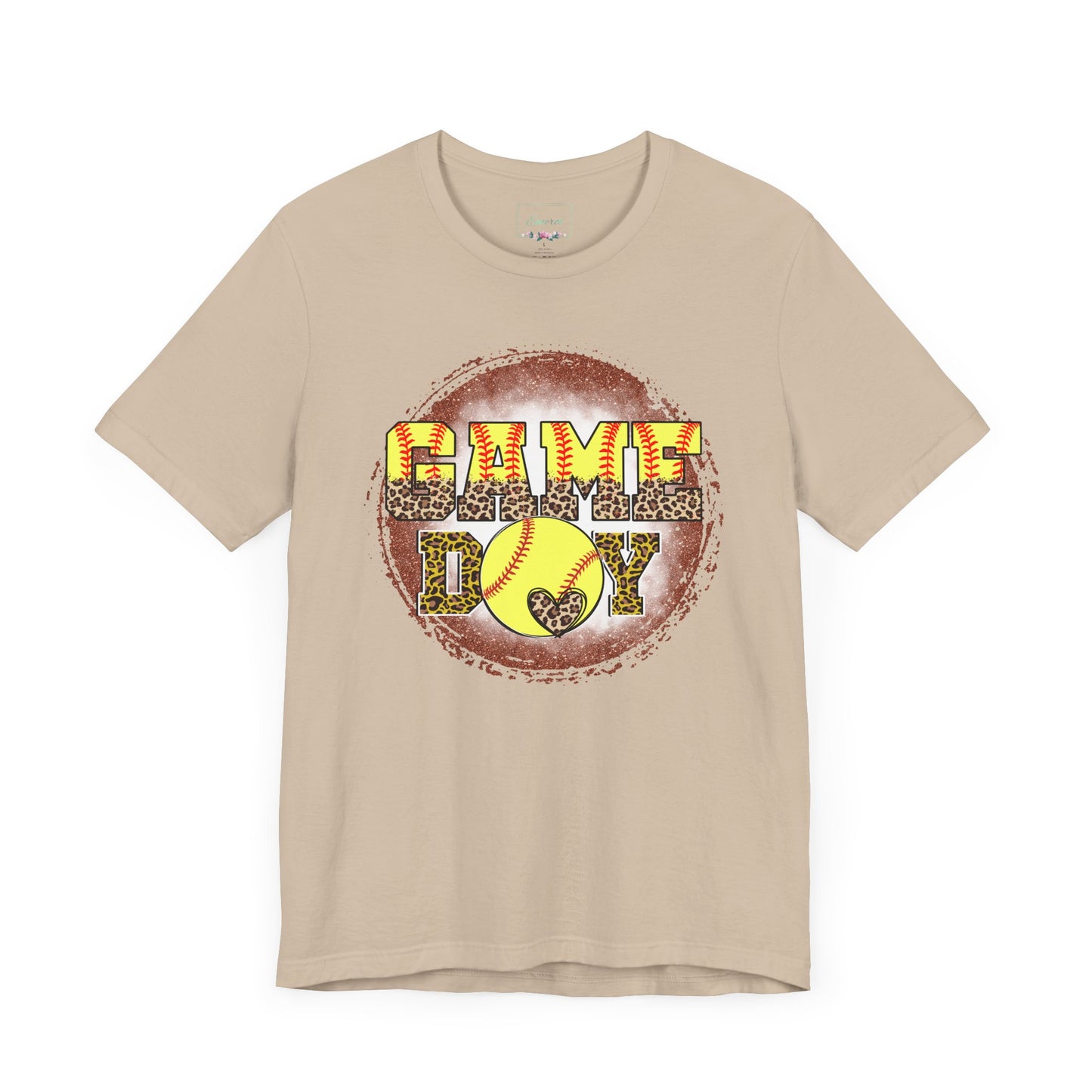 Softball Game Day Ball T Shirt (Light)