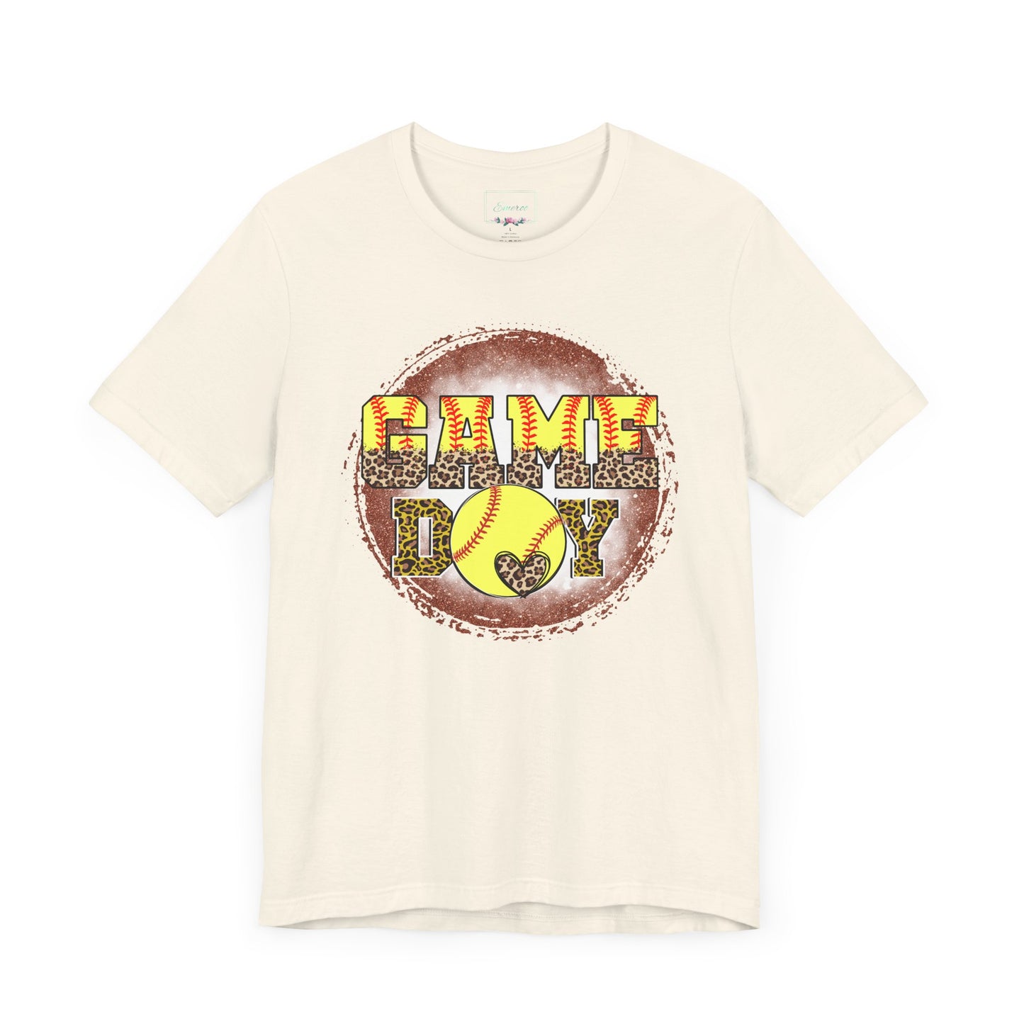 Softball Game Day Ball T Shirt (Light)