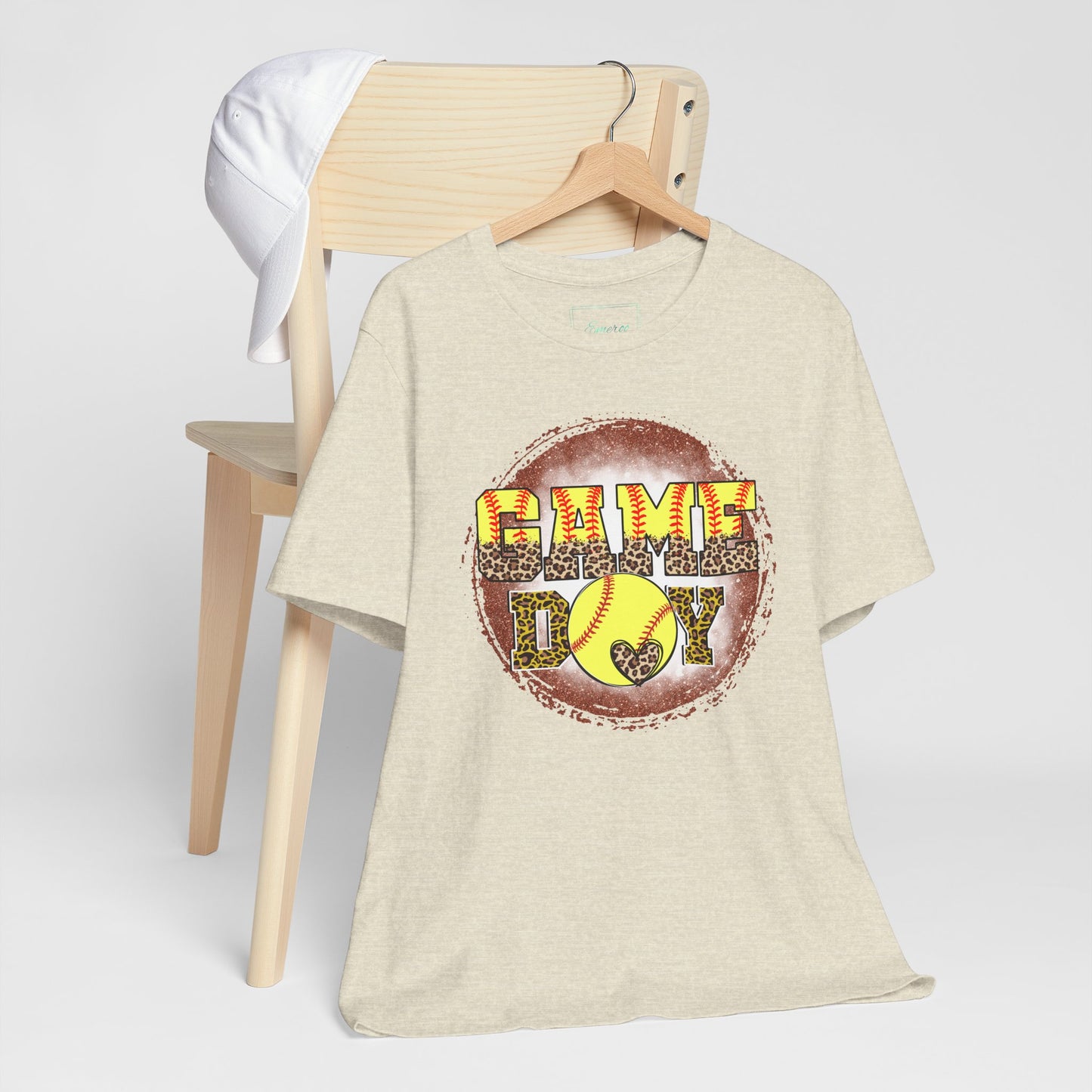 Softball Game Day Ball T Shirt (Light)