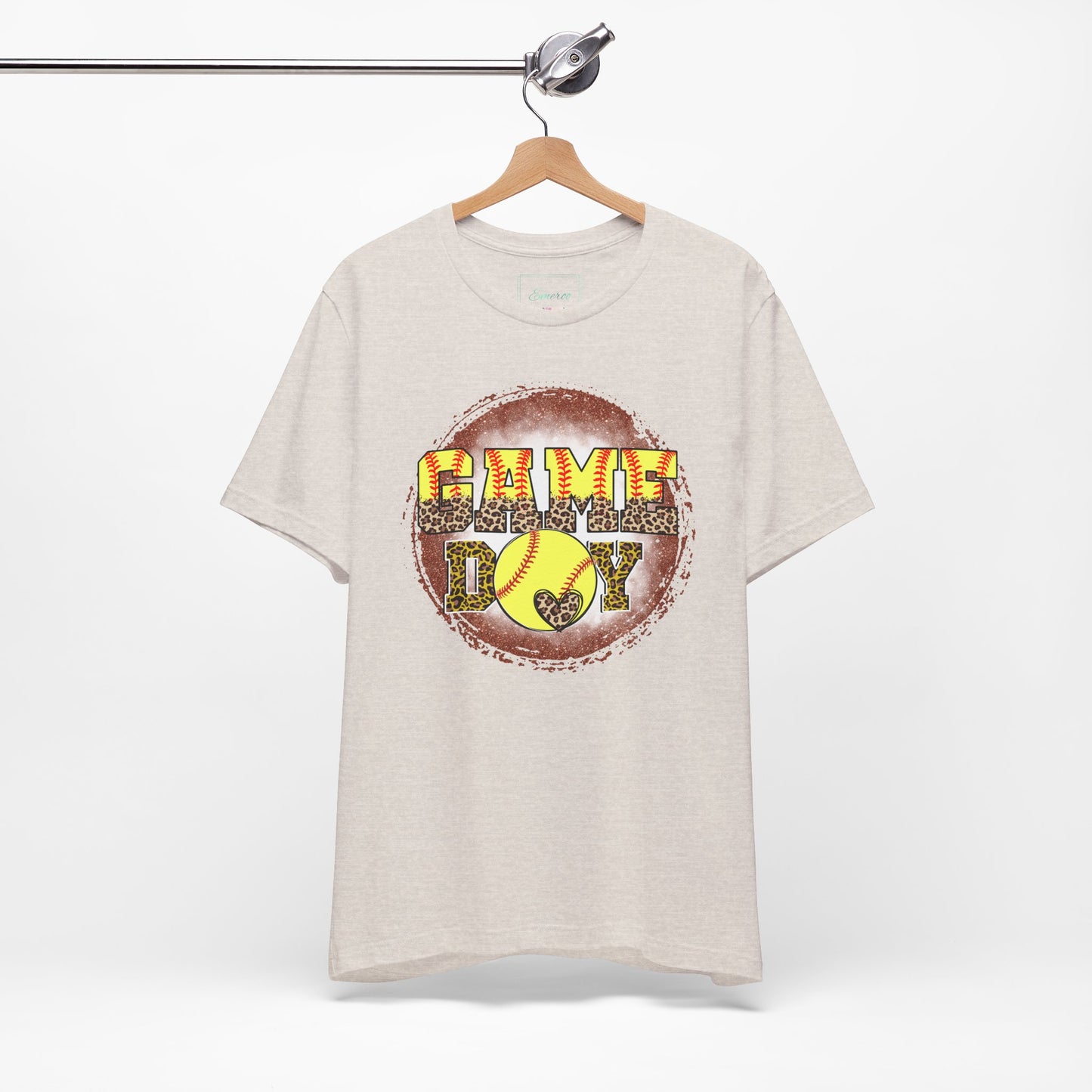 Softball Game Day Ball T Shirt (Light)