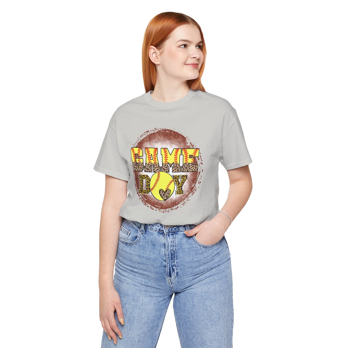 Softball Game Day Ball T Shirt (Light)