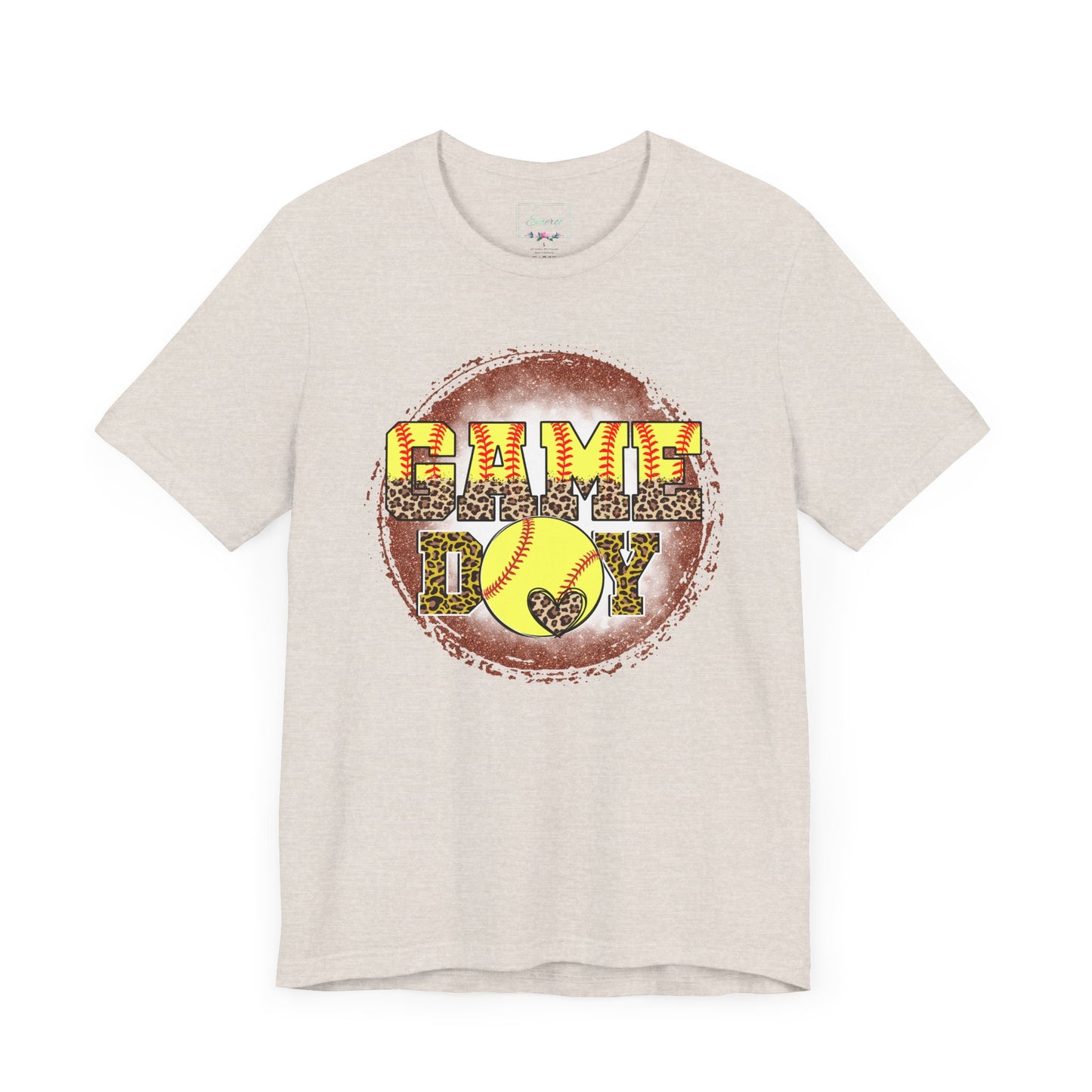 Softball Game Day Ball T Shirt (Light)