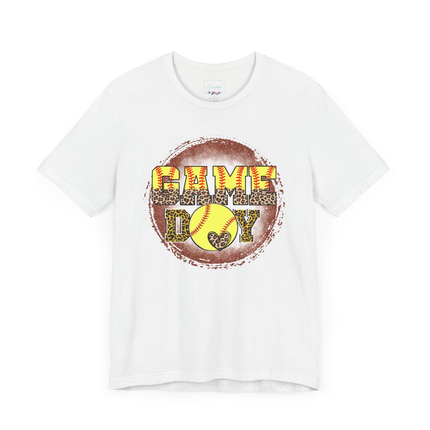 Softball Game Day Ball T Shirt (Light)