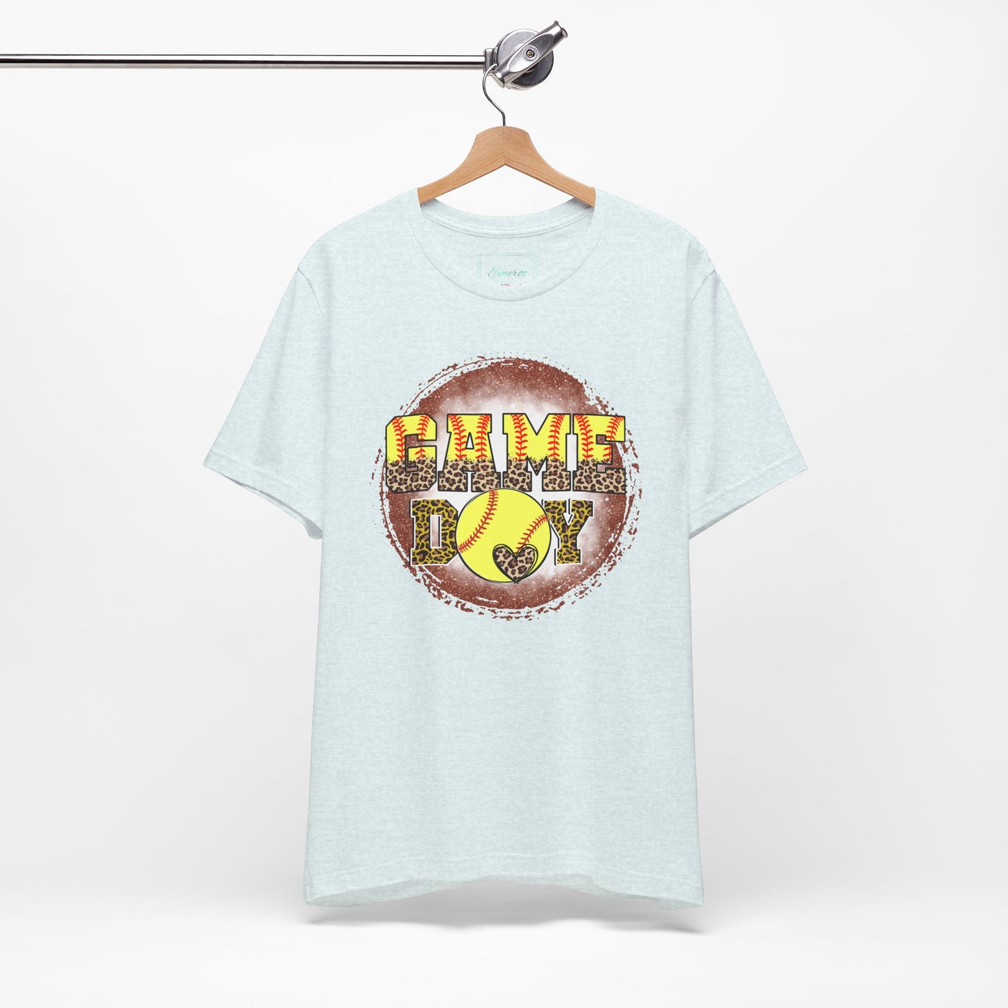 Softball Game Day Ball T Shirt (Light)