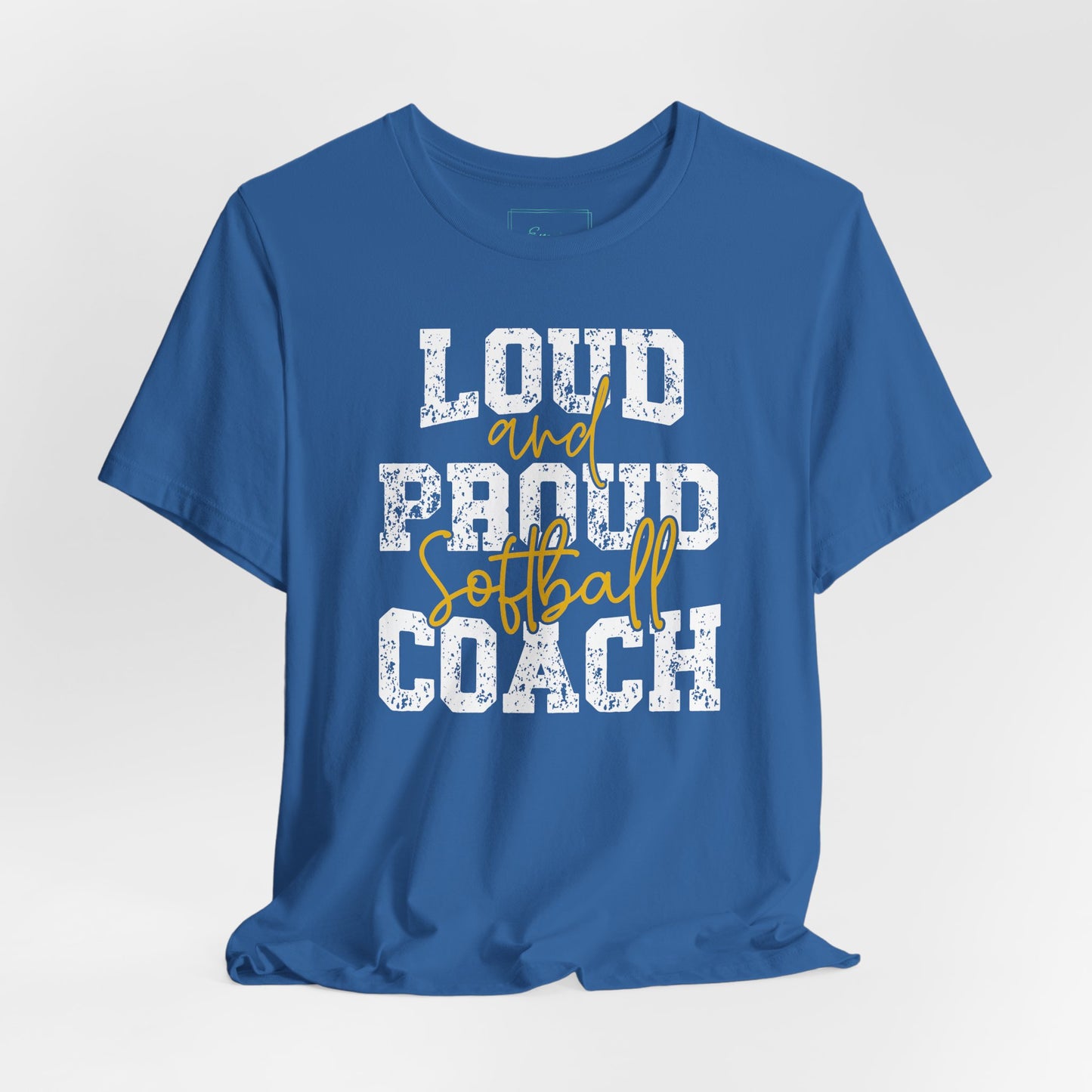 Loud and Proud Softball Coach T Shirt (1)