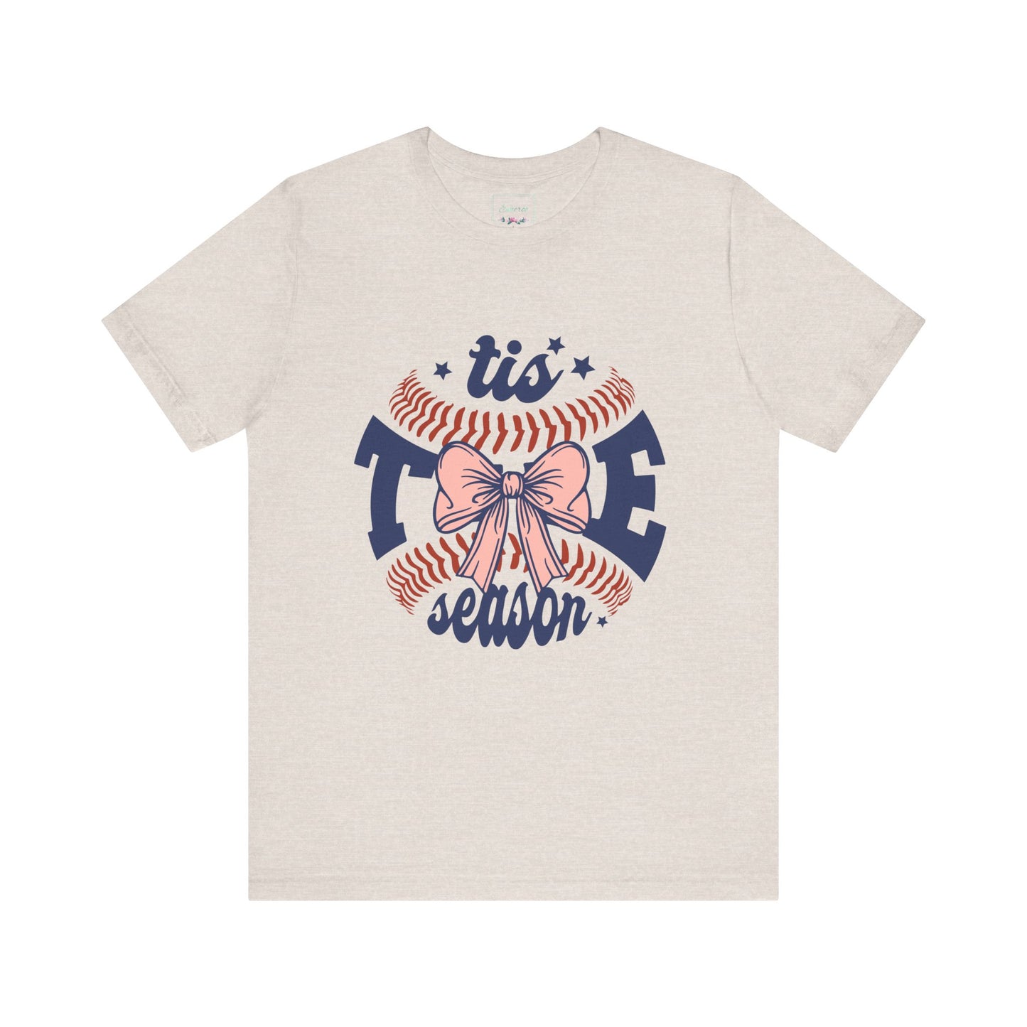 "Tis Tee Season Unisex Jersey Short Sleeve Tee - Perfect for Baseball Lovers"
