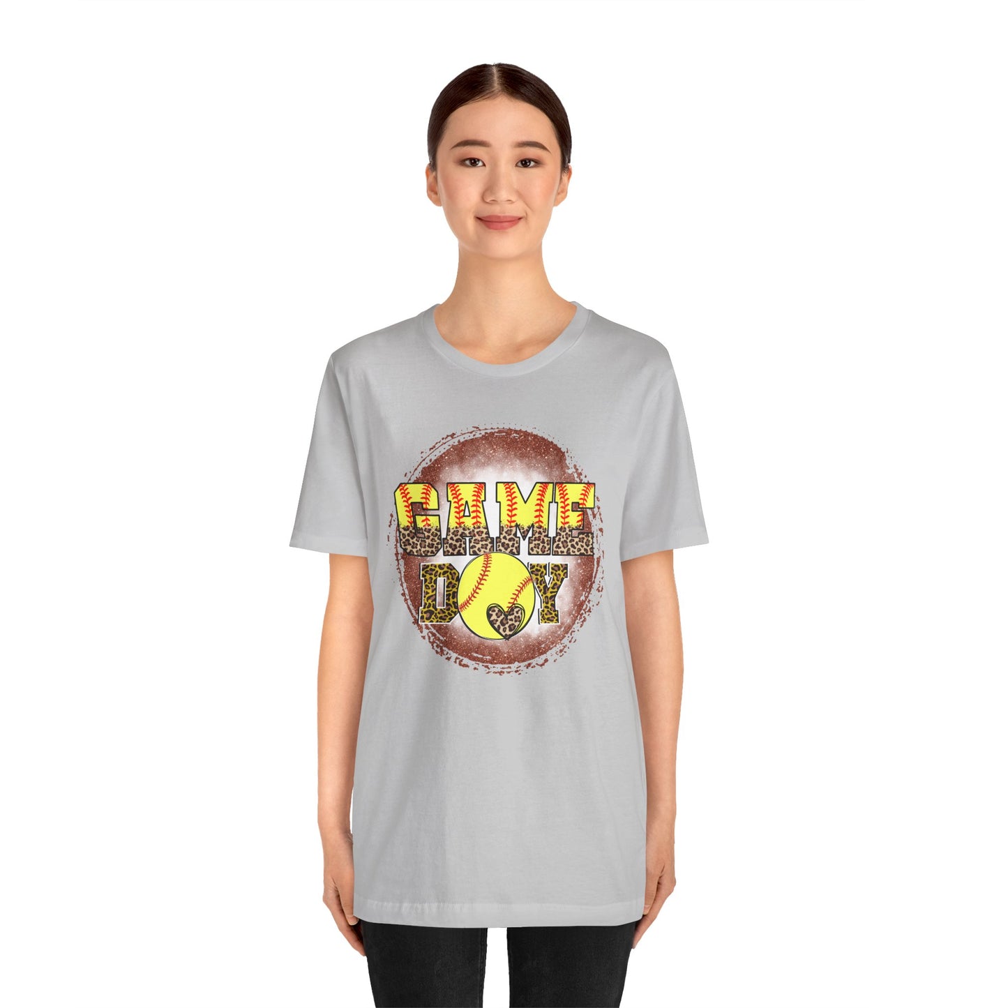 Softball Game Day Ball T Shirt (Light)