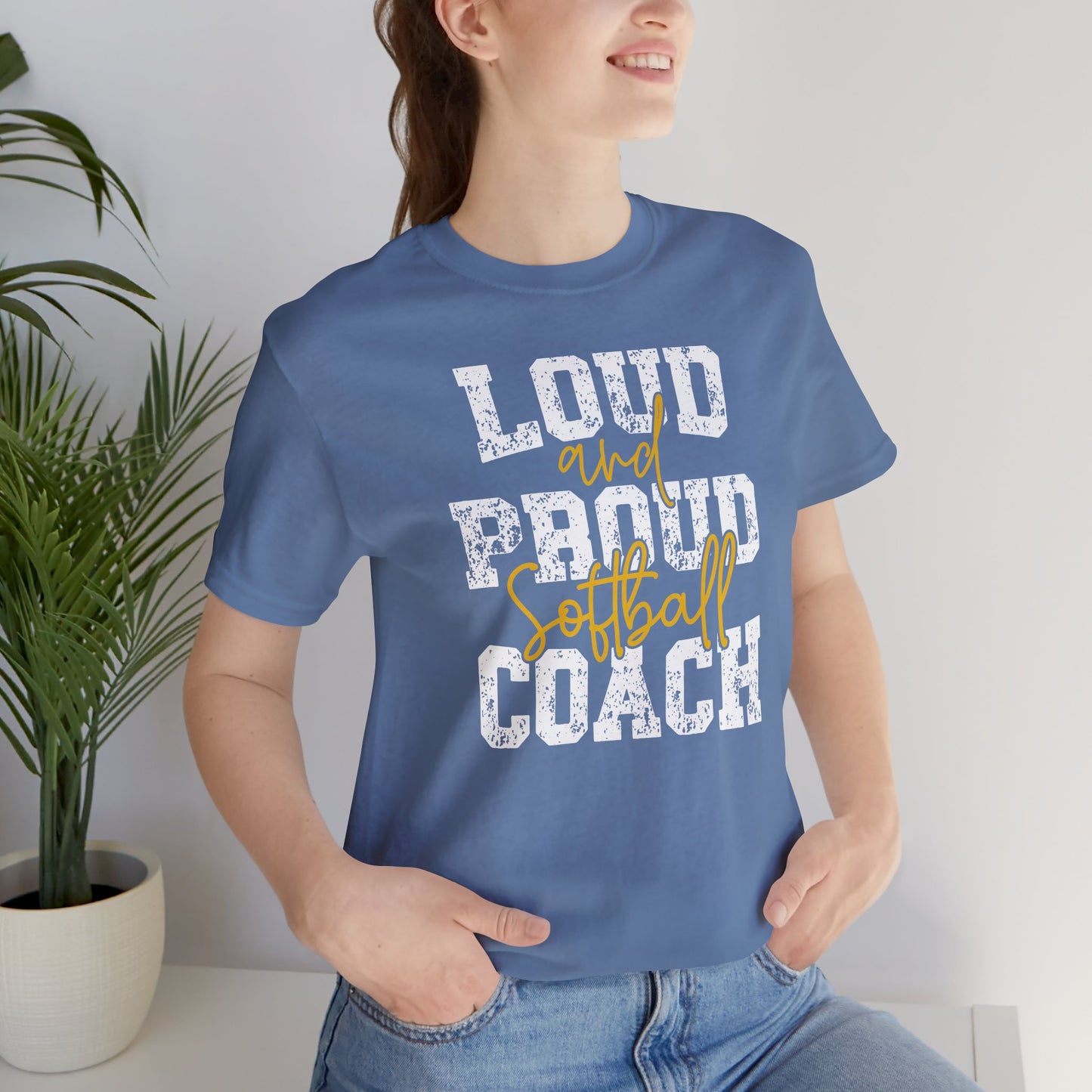 Loud and Proud Softball Coach T Shirt (1)