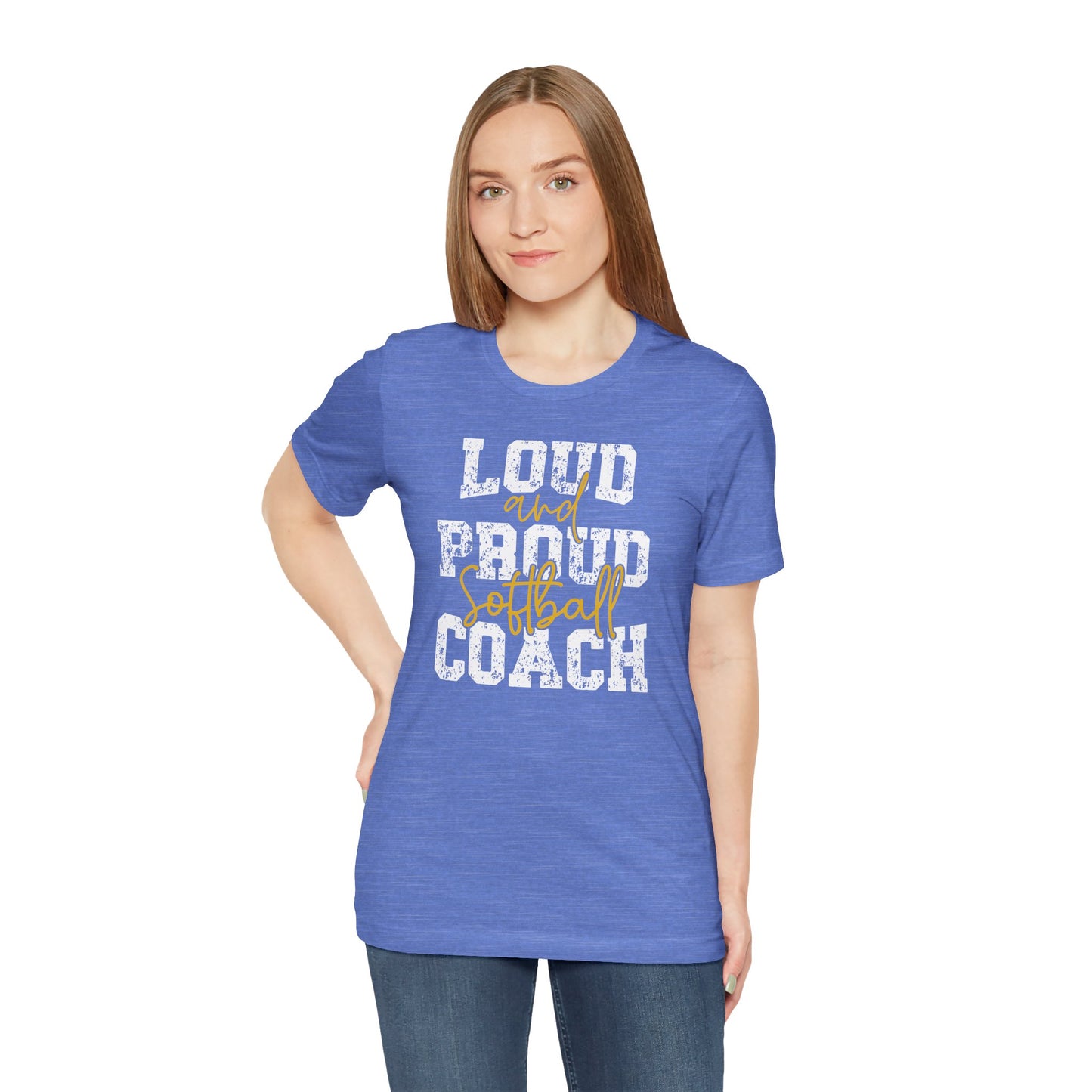 Loud and Proud Softball Coach T Shirt (1)