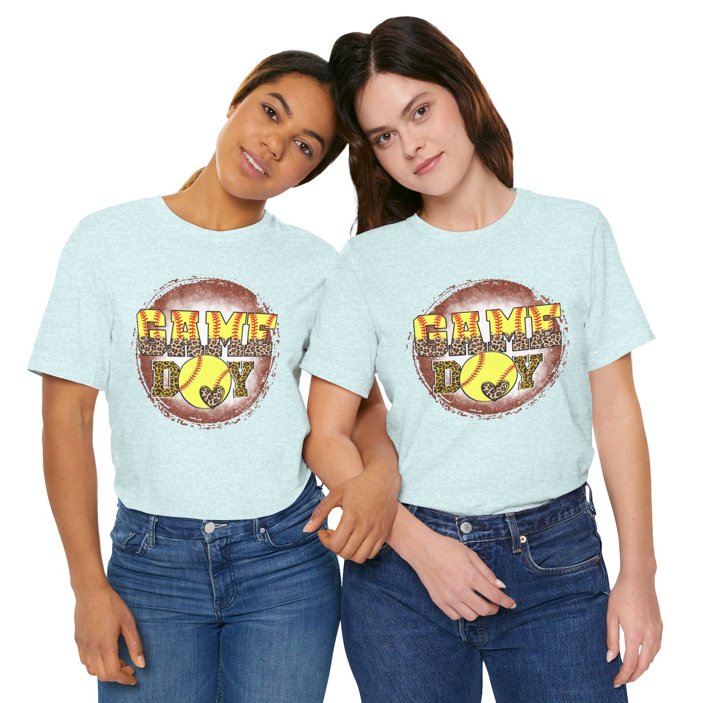 Softball Game Day Ball T Shirt (Light)