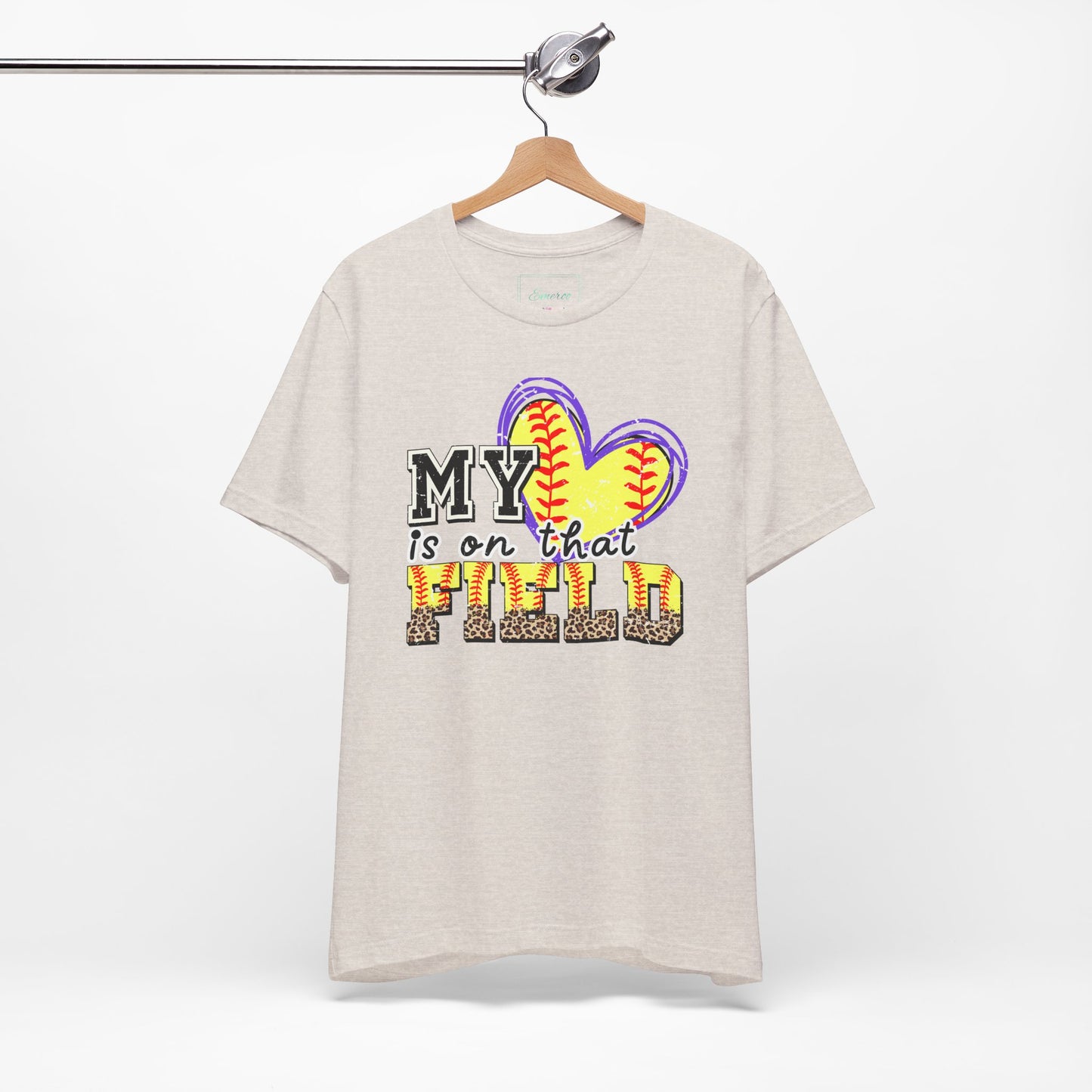 My heart is on that field T Shirt (Light)