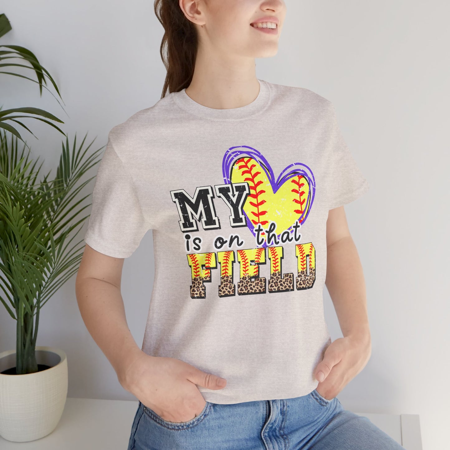 My heart is on that field T Shirt (Light)