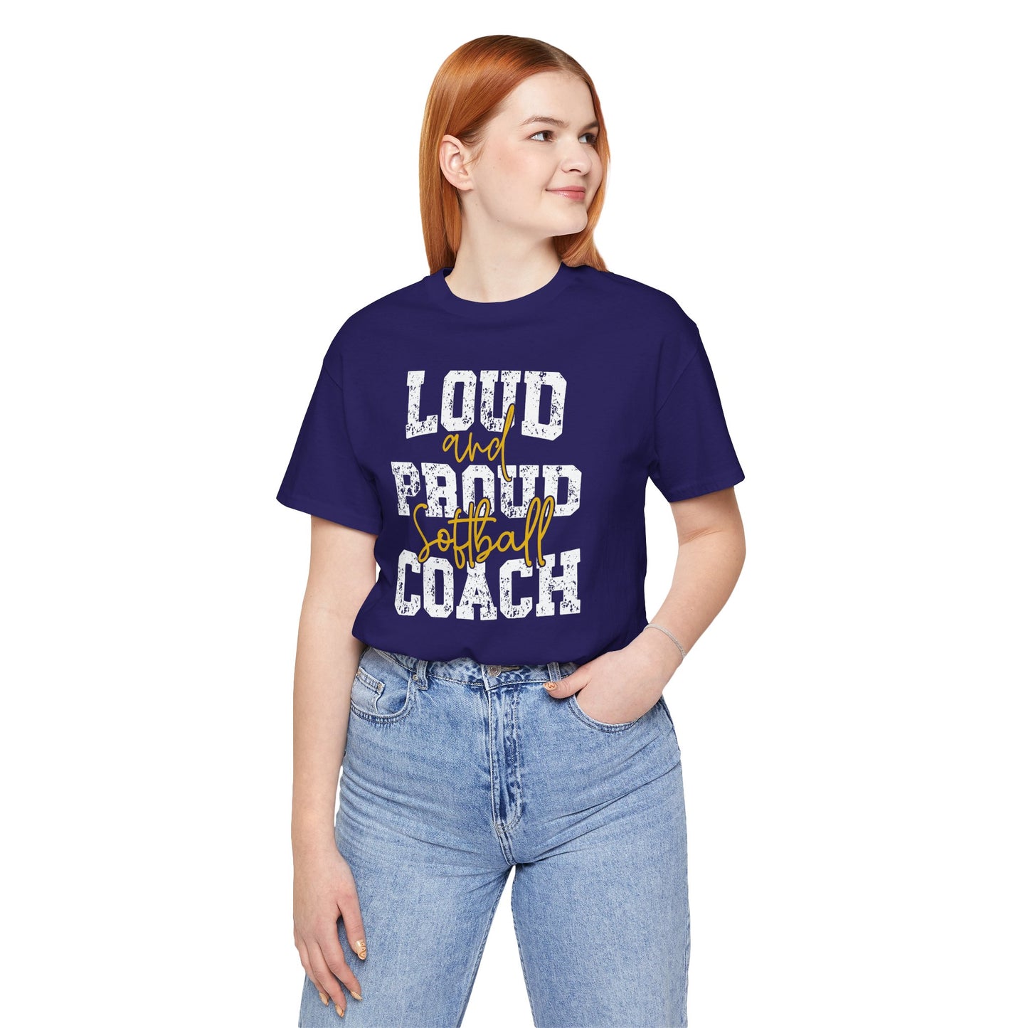 Loud and Proud Softball Coach T Shirt (1)