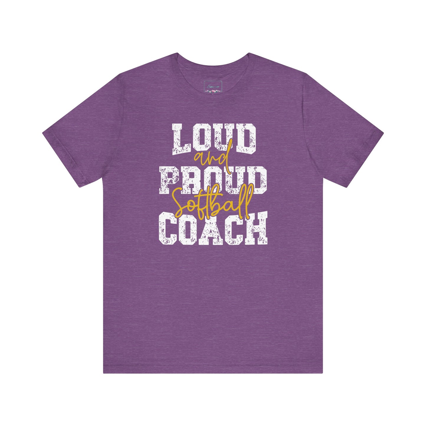 Loud and Proud Softball Coach T Shirt (1)