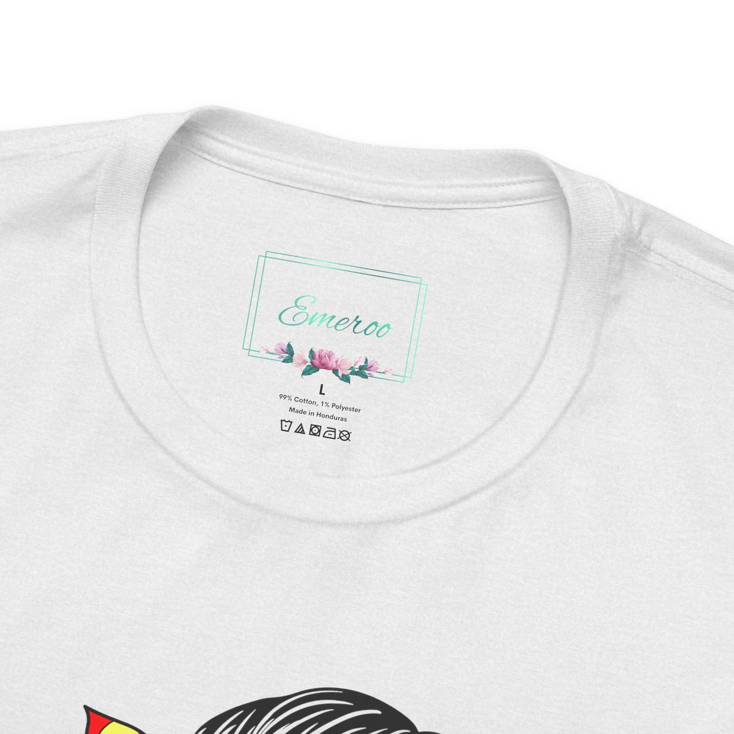 Softball Mom Messy Bun and Glasses T Shirt (Light)