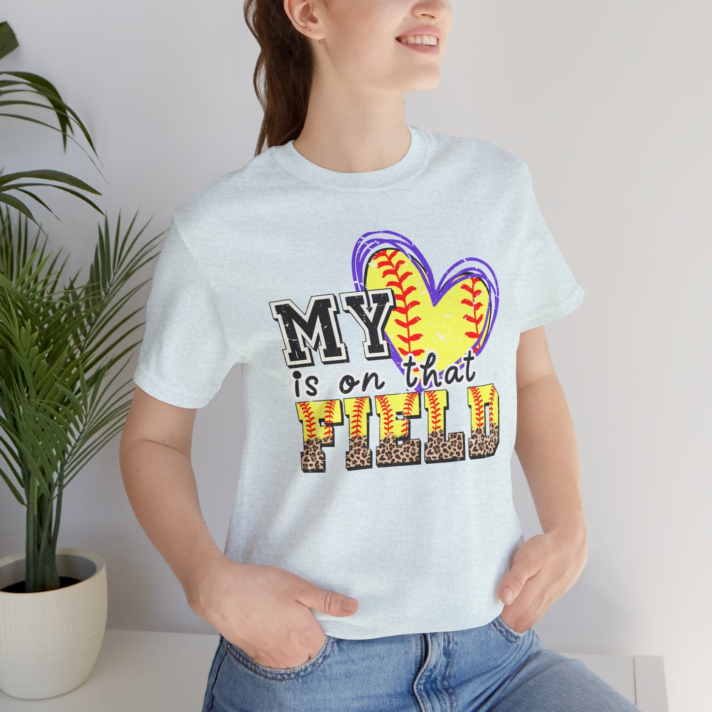 My heart is on that field T Shirt (Light)