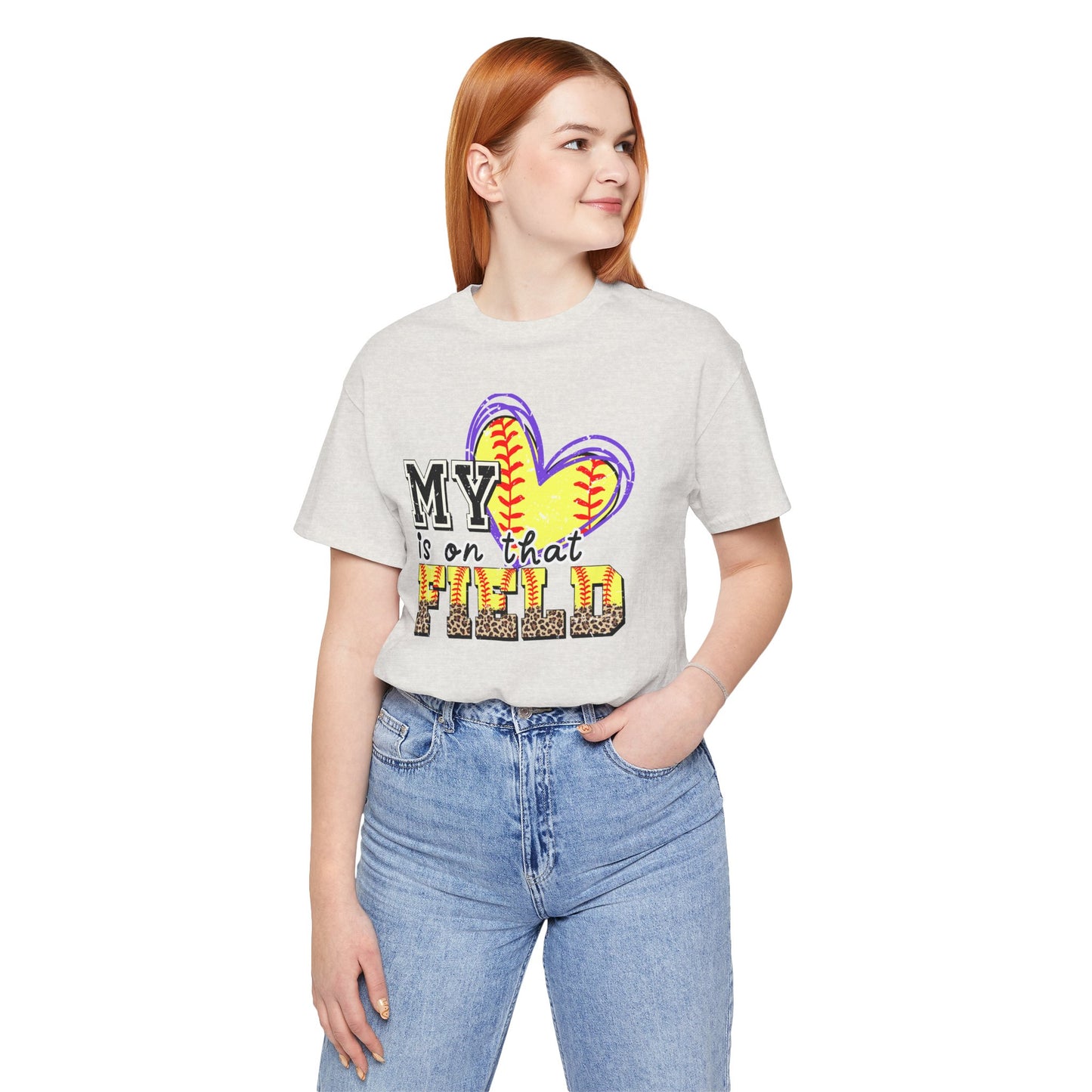 My heart is on that field T Shirt (Light)
