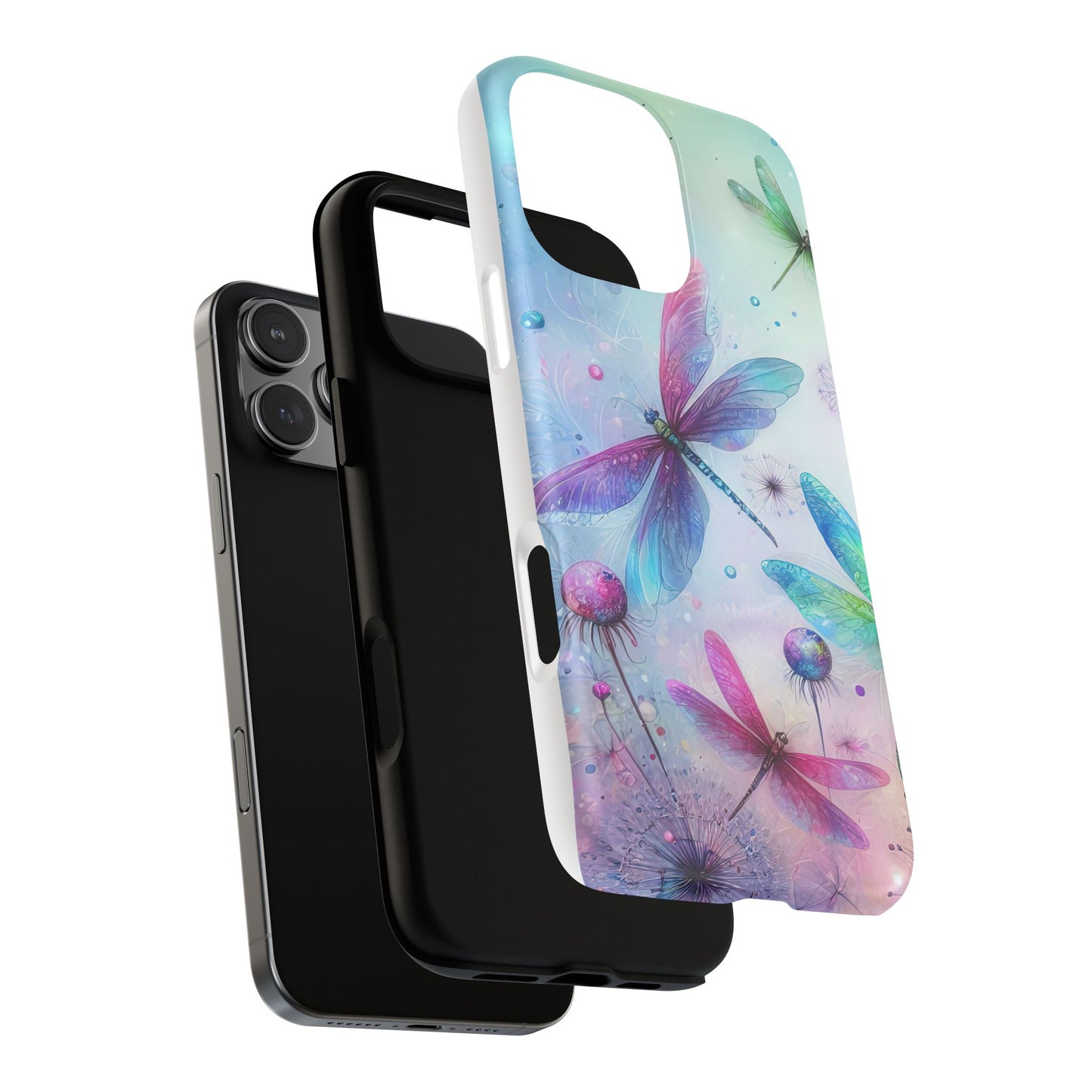 Magnetic Cases - Pastel Watercolor Dragonflies Design