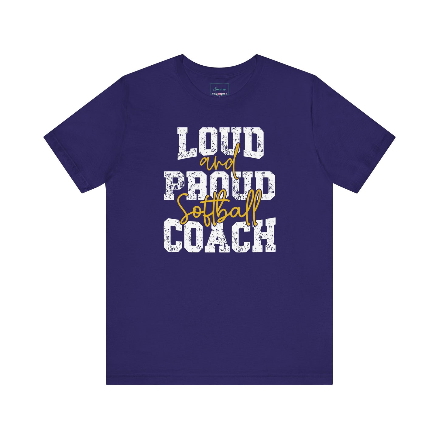 Loud and Proud Softball Coach T Shirt (1)