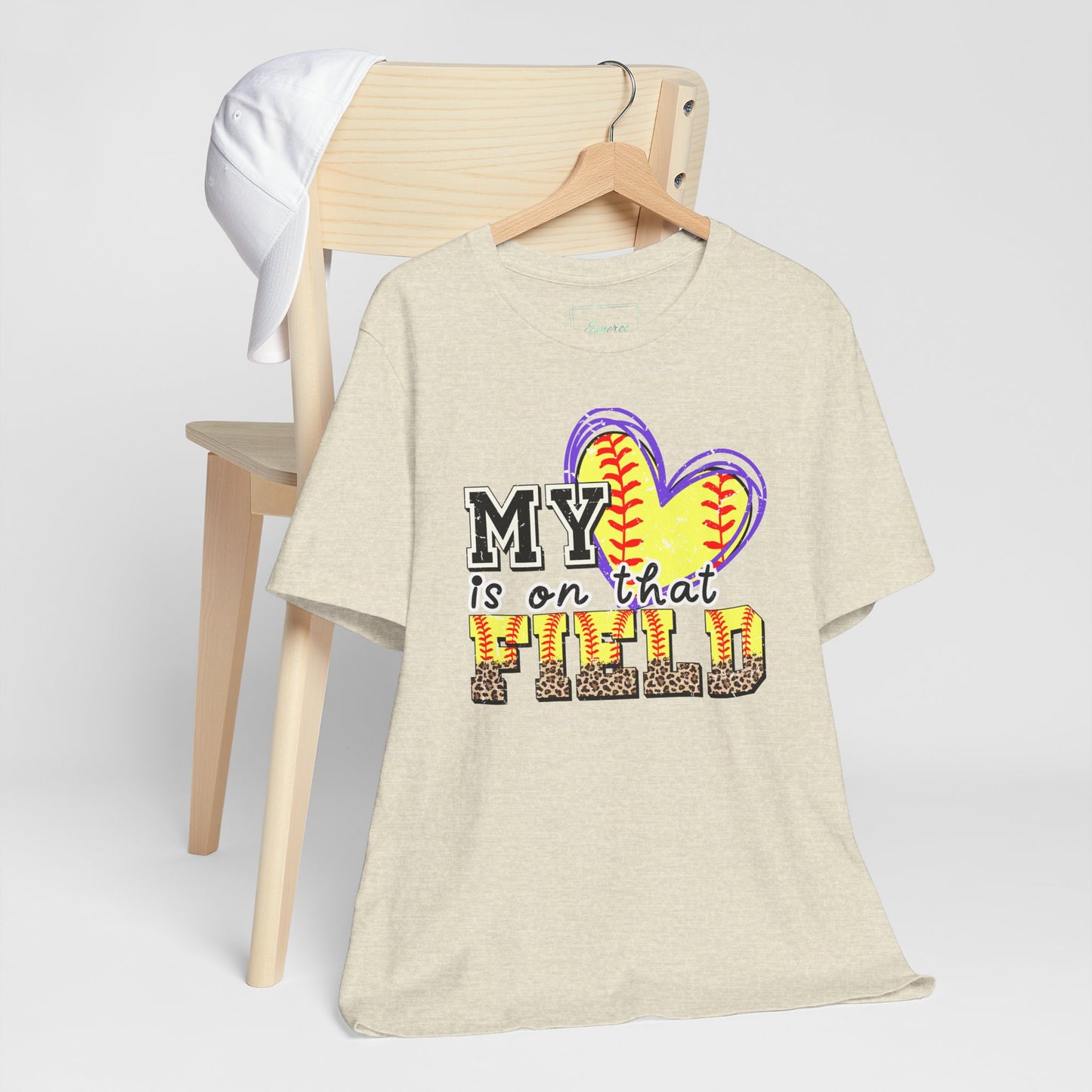 My heart is on that field T Shirt (Light)