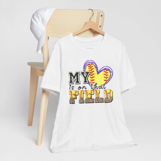 My heart is on that field T Shirt (Light)