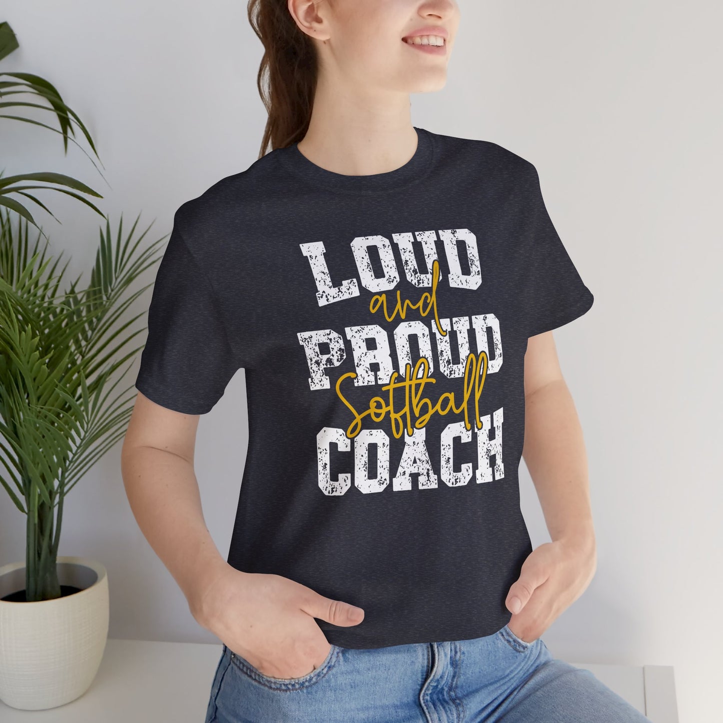 Loud and Proud Softball Coach T Shirt (1)