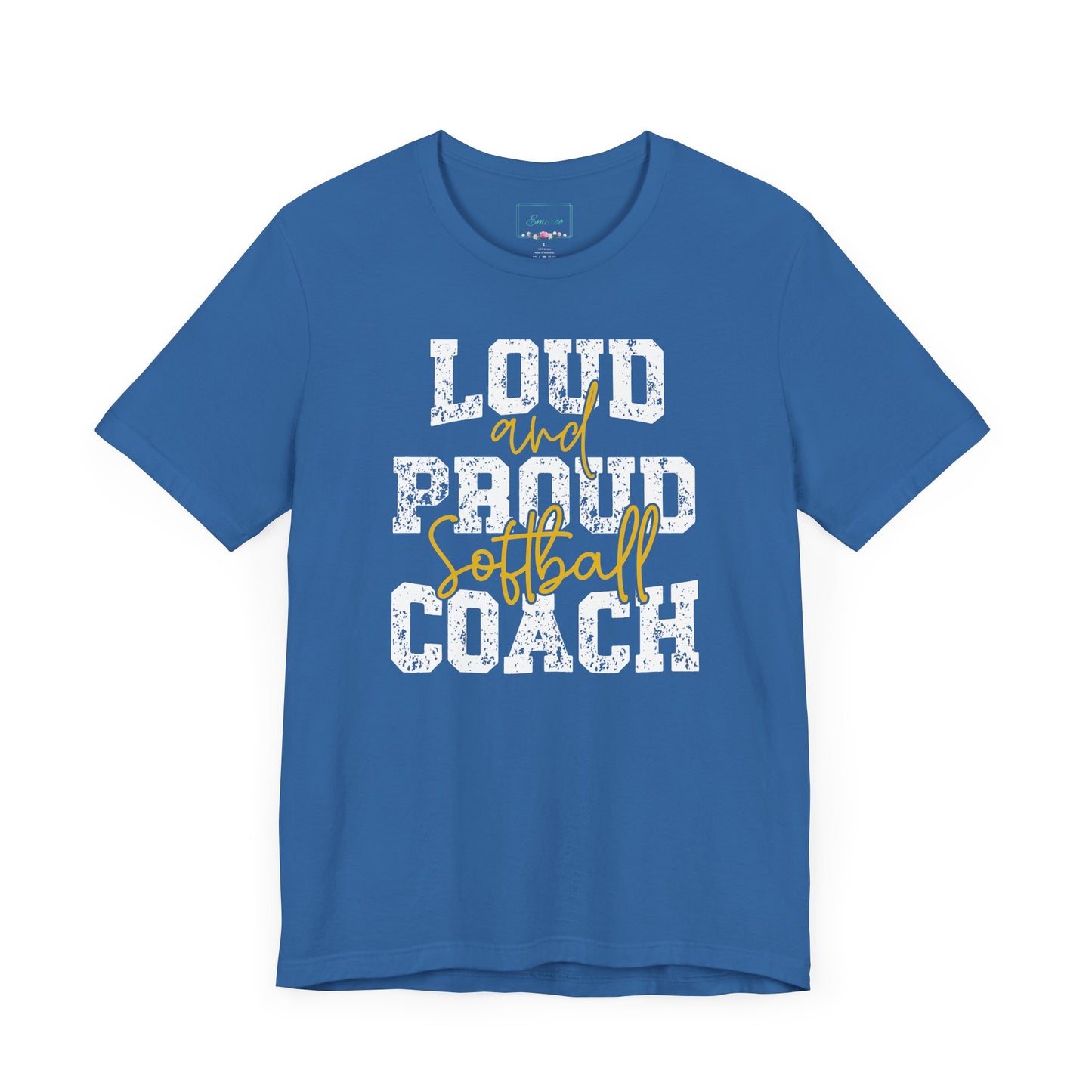 Loud and Proud Softball Coach T Shirt (1)