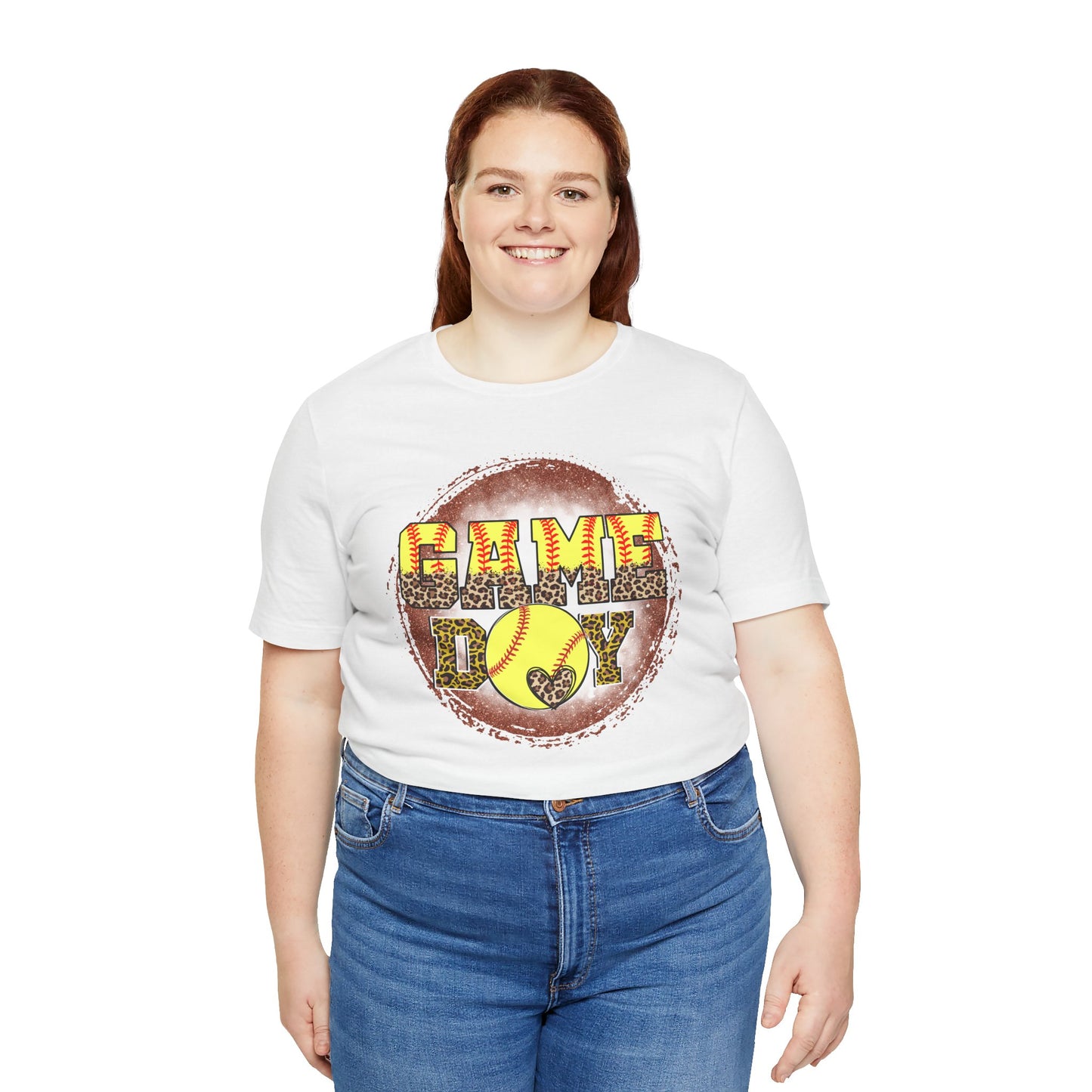 Softball Game Day Ball T Shirt (Light)