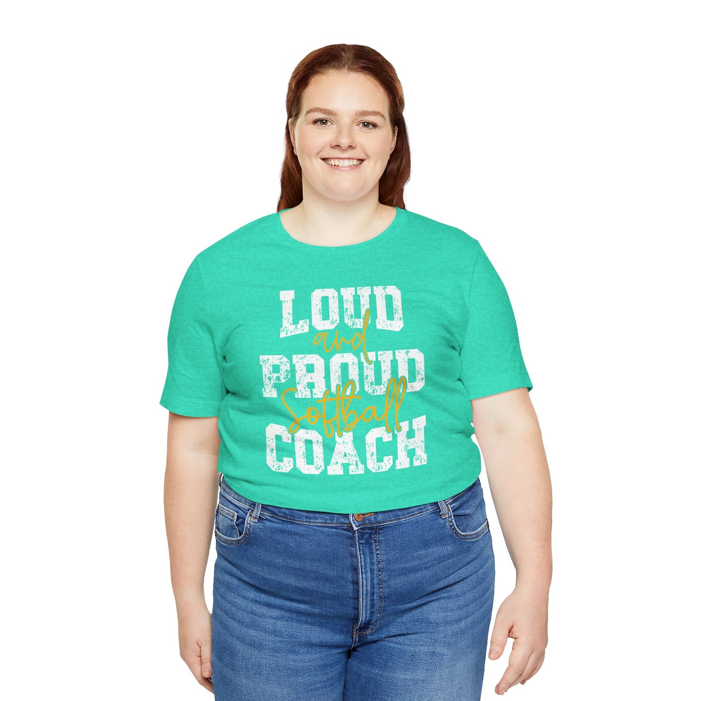 Loud and Proud Softball Coach T Shirt (1)