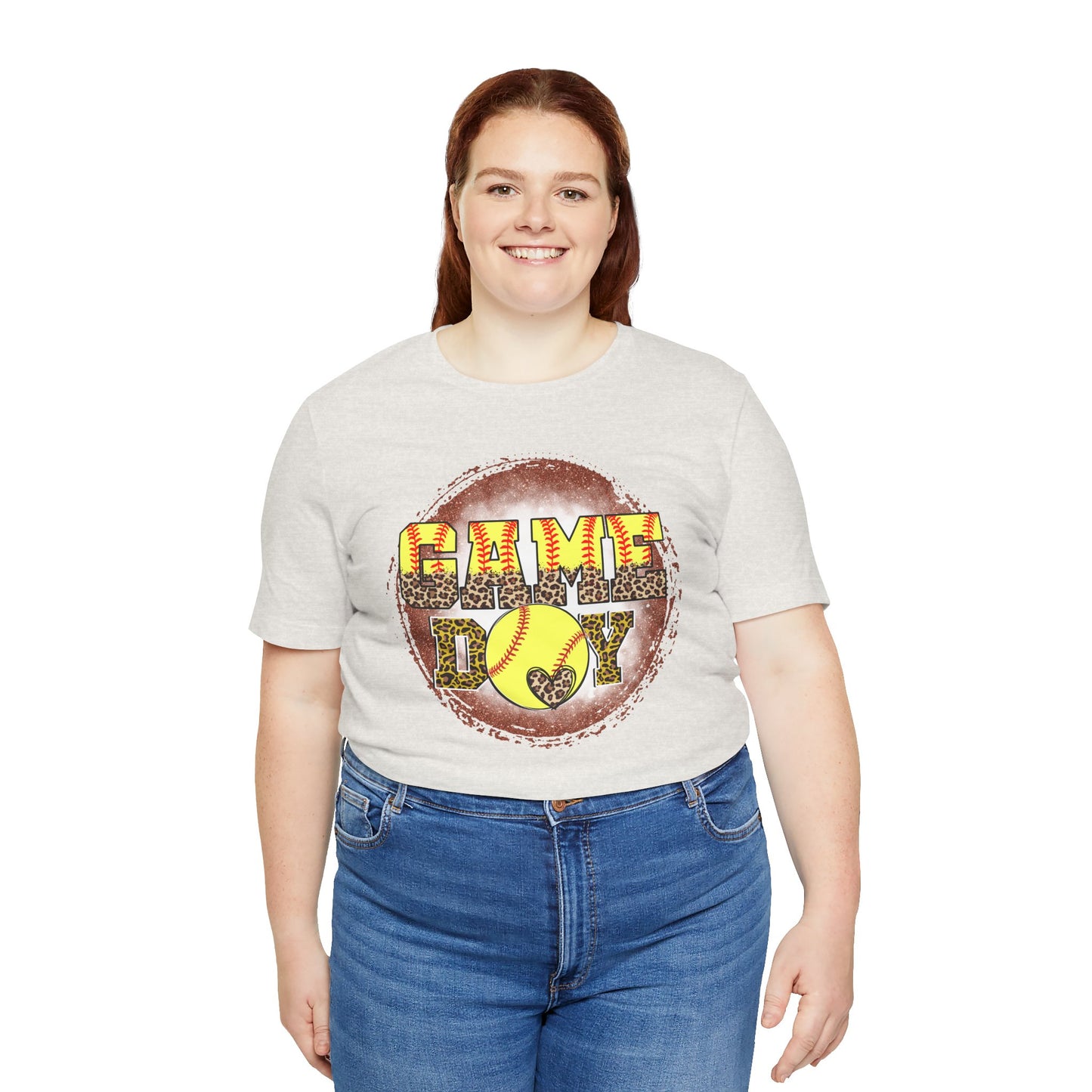 Softball Game Day Ball T Shirt (Light)