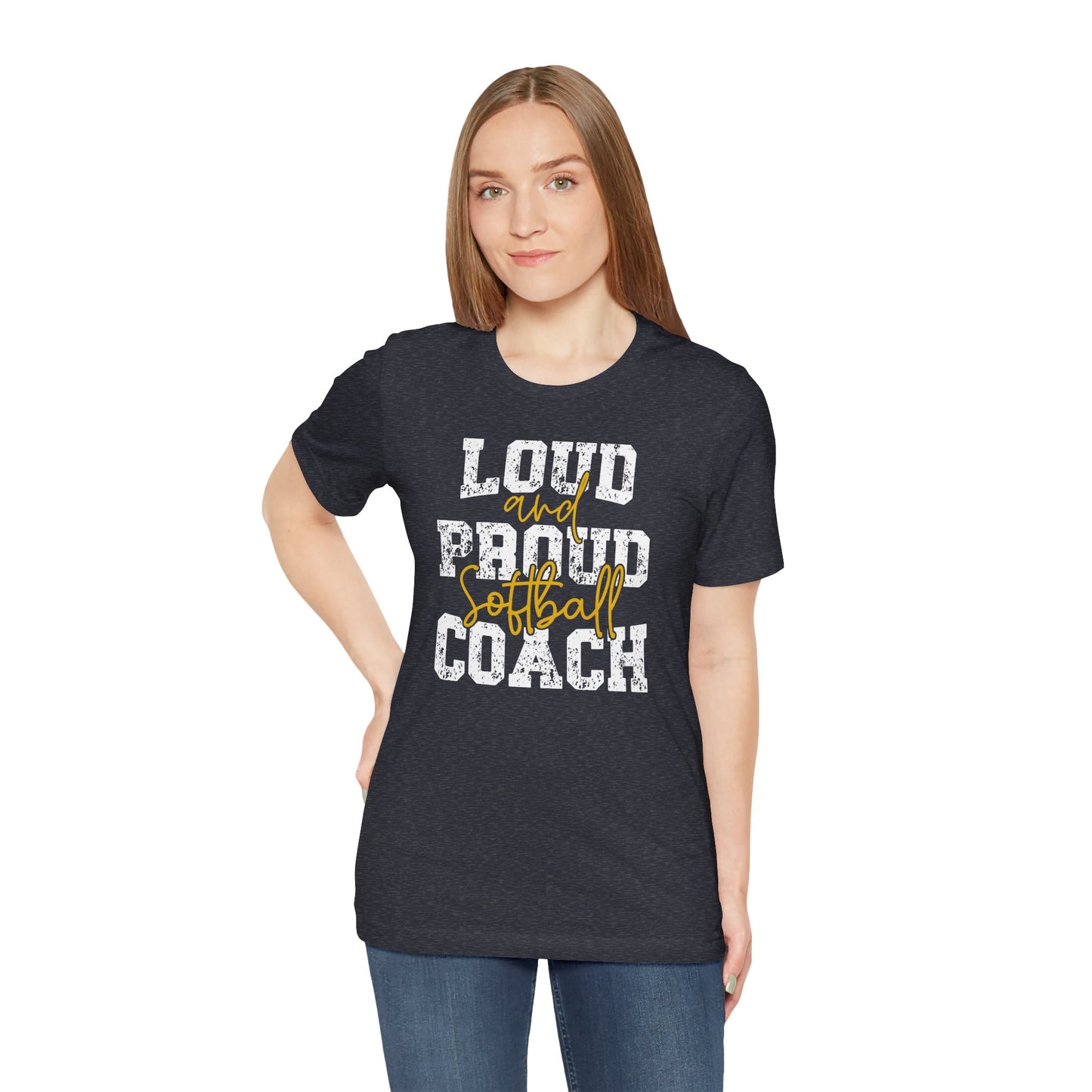 Loud and Proud Softball Coach T Shirt (1)