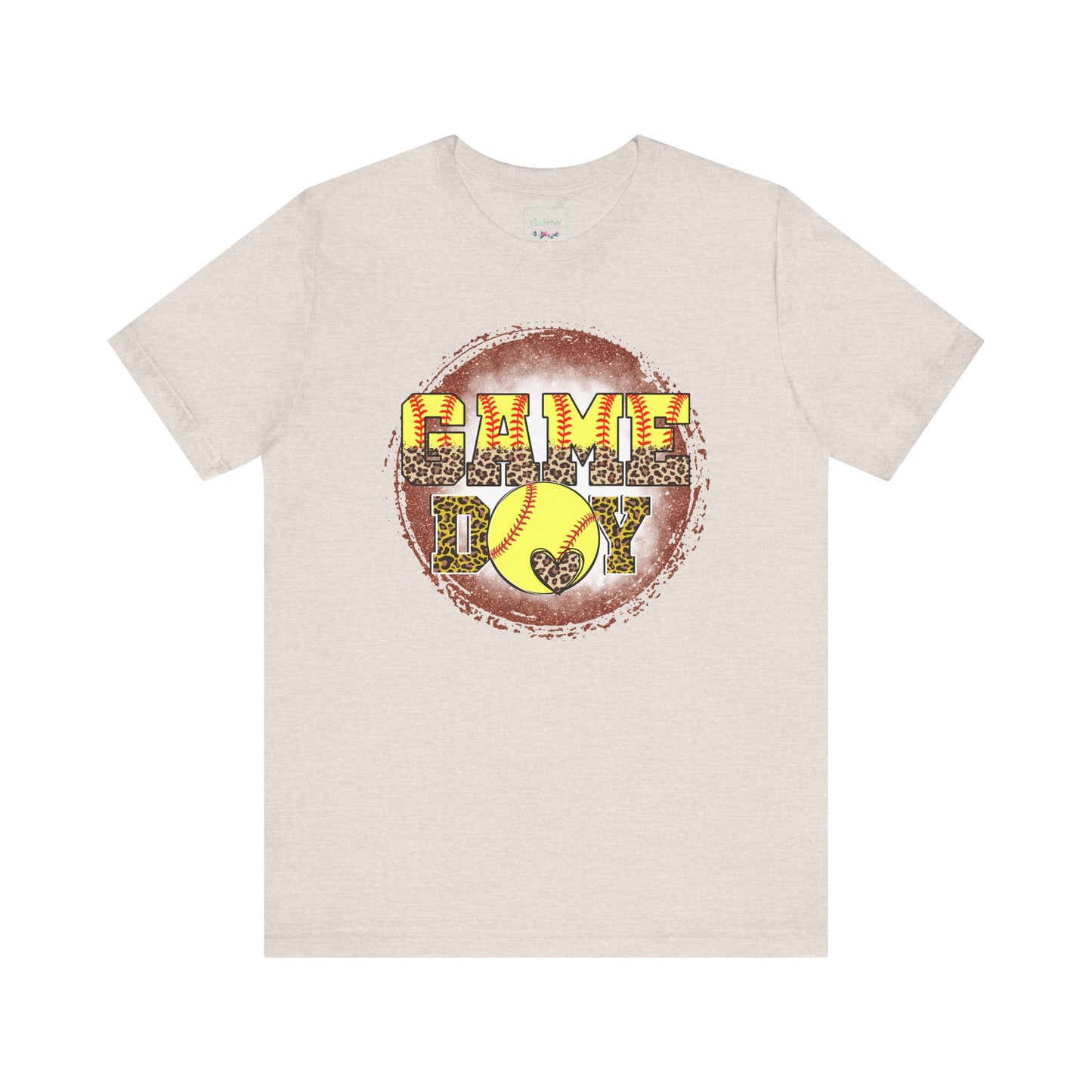 Softball Game Day Ball T Shirt (Light)