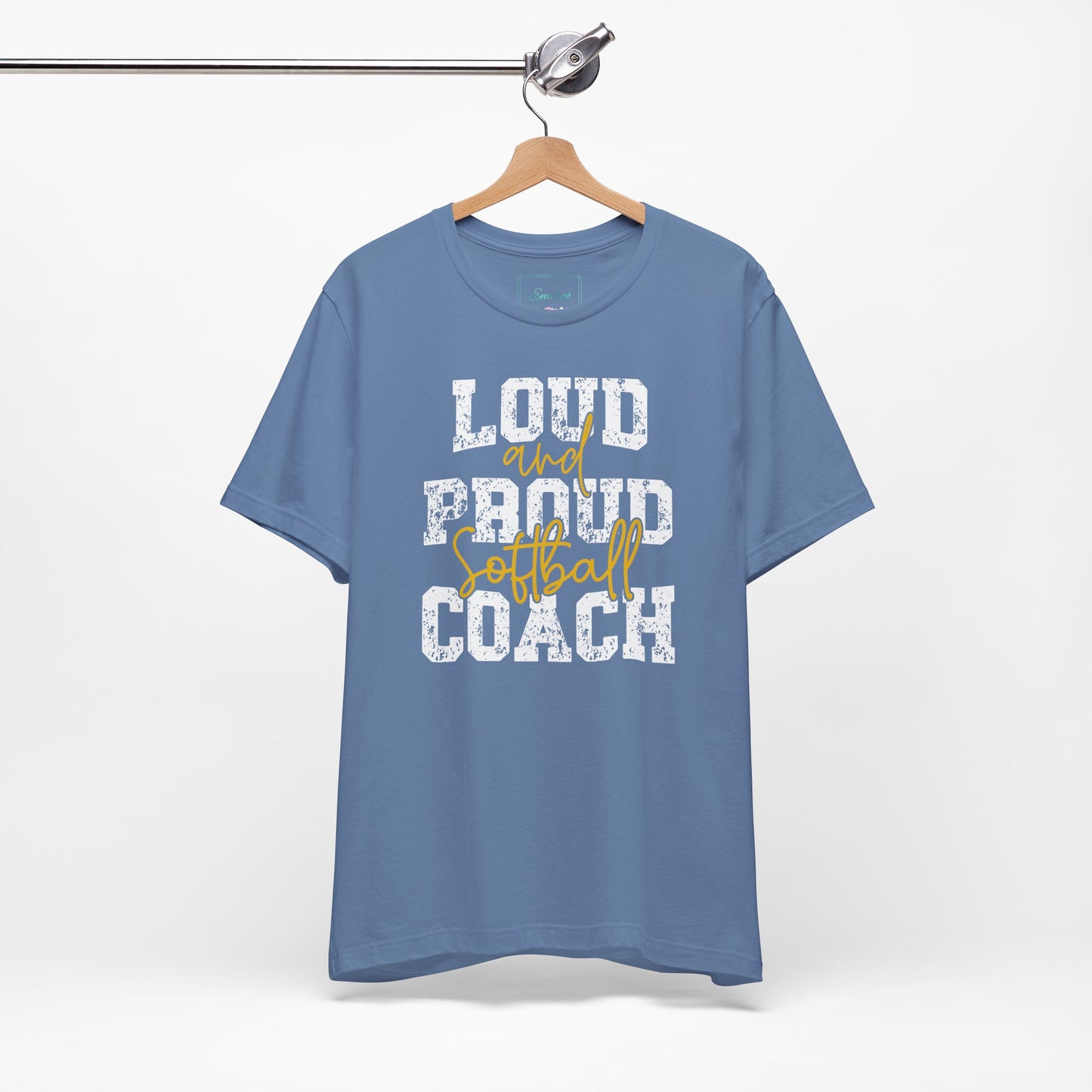 Loud and Proud Softball Coach T Shirt (1)