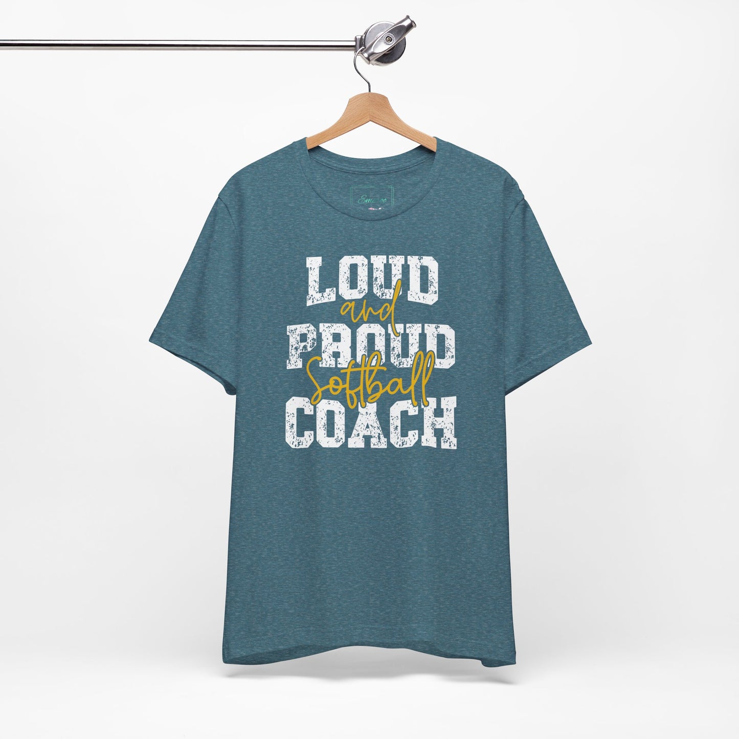 Loud and Proud Softball Coach T Shirt (1)