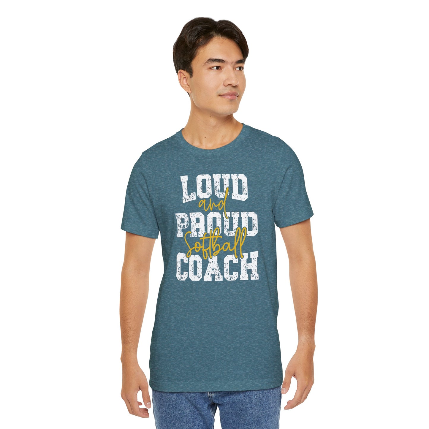 Loud and Proud Softball Coach T Shirt (1)
