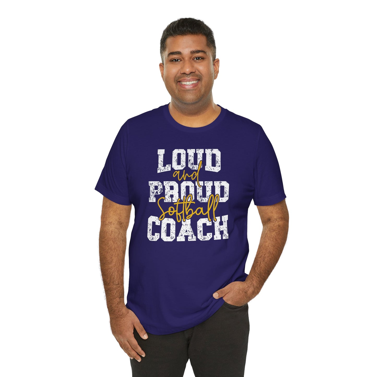 Loud and Proud Softball Coach T Shirt (1)