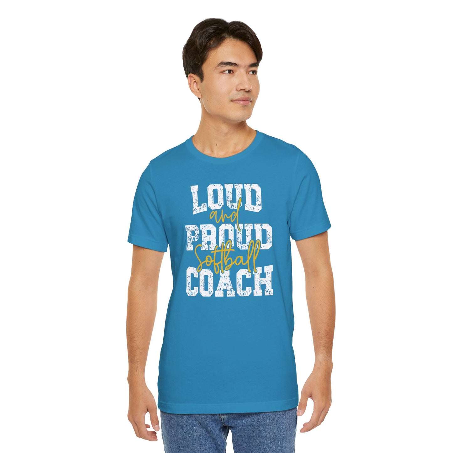 Loud and Proud Softball Coach T Shirt (1)