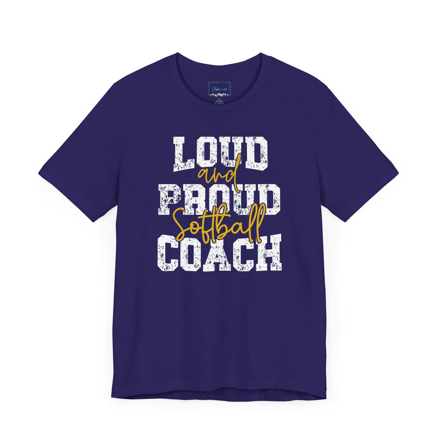 Loud and Proud Softball Coach T Shirt (1)