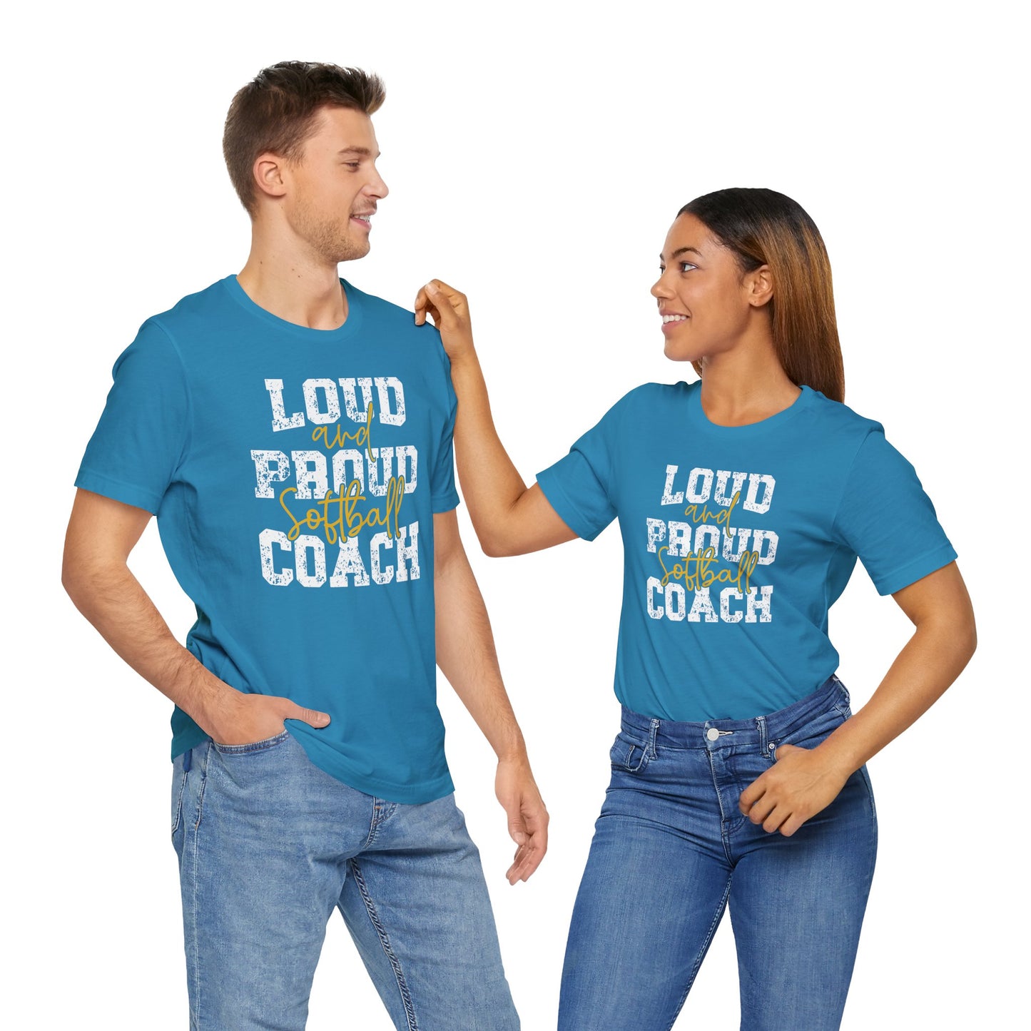 Loud and Proud Softball Coach T Shirt (1)