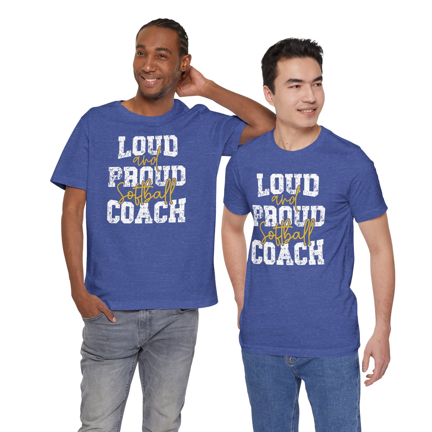 Loud and Proud Softball Coach T Shirt (1)