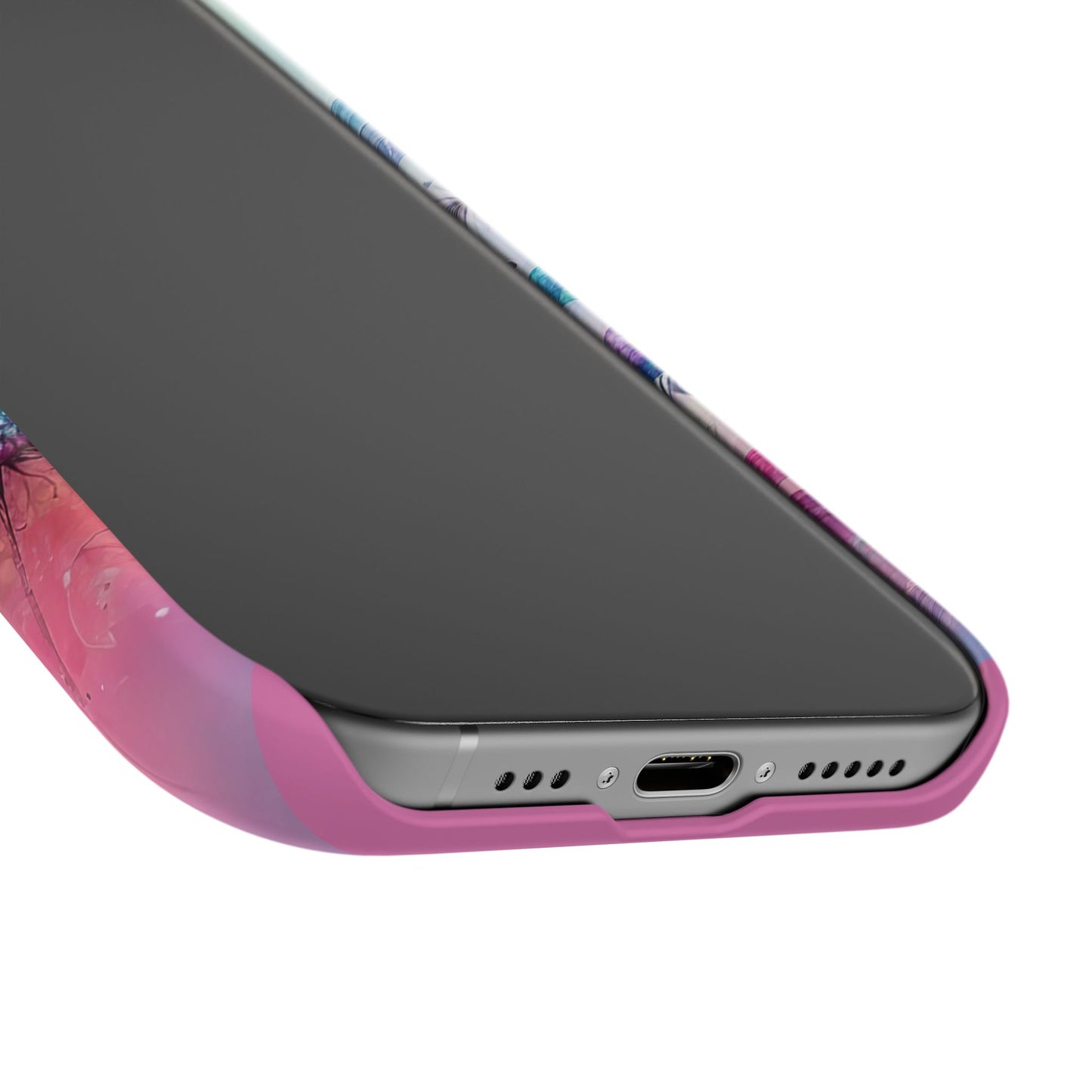Slim Case - Pastel Watercolor Dragonfly iPhone Case