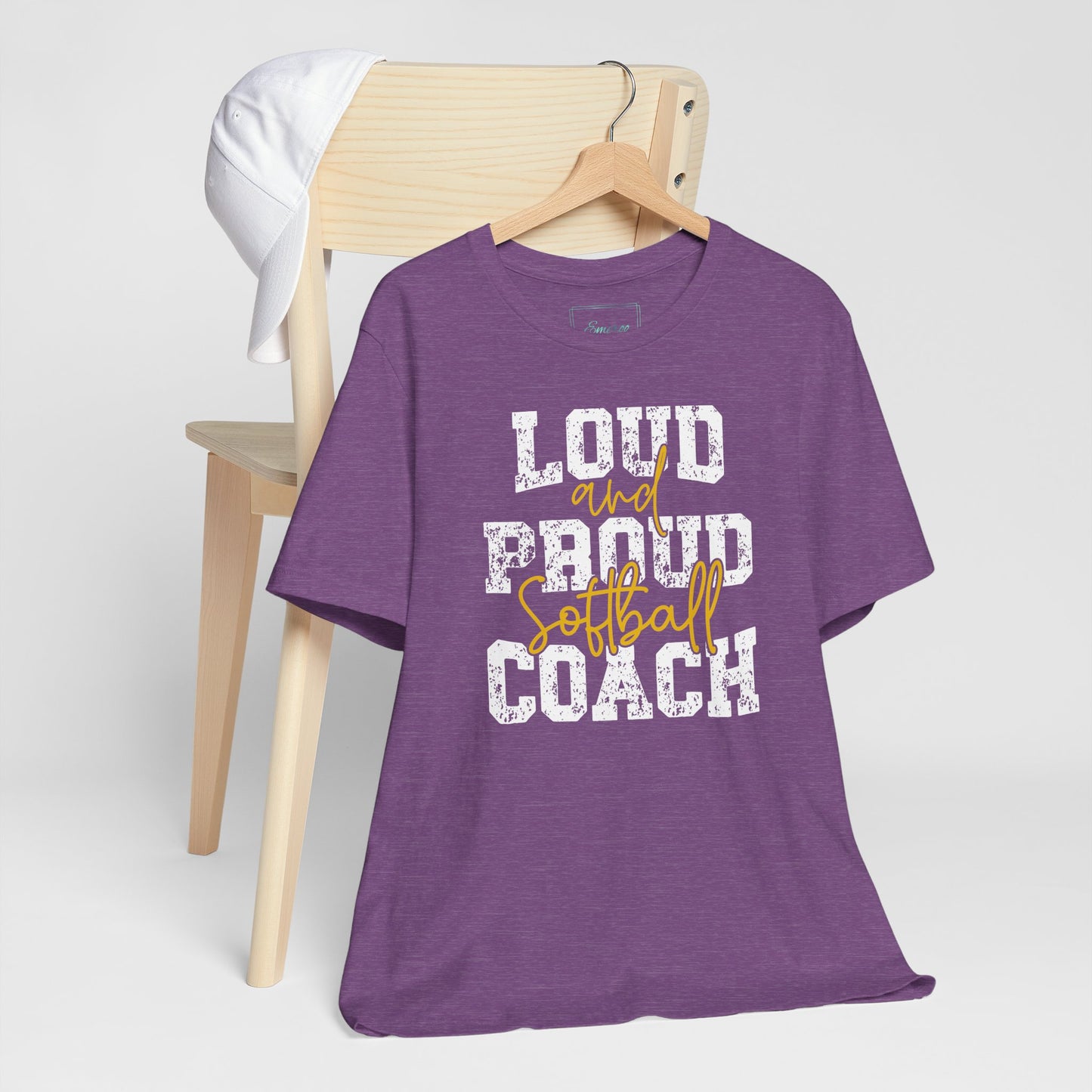 Loud and Proud Softball Coach T Shirt (1)