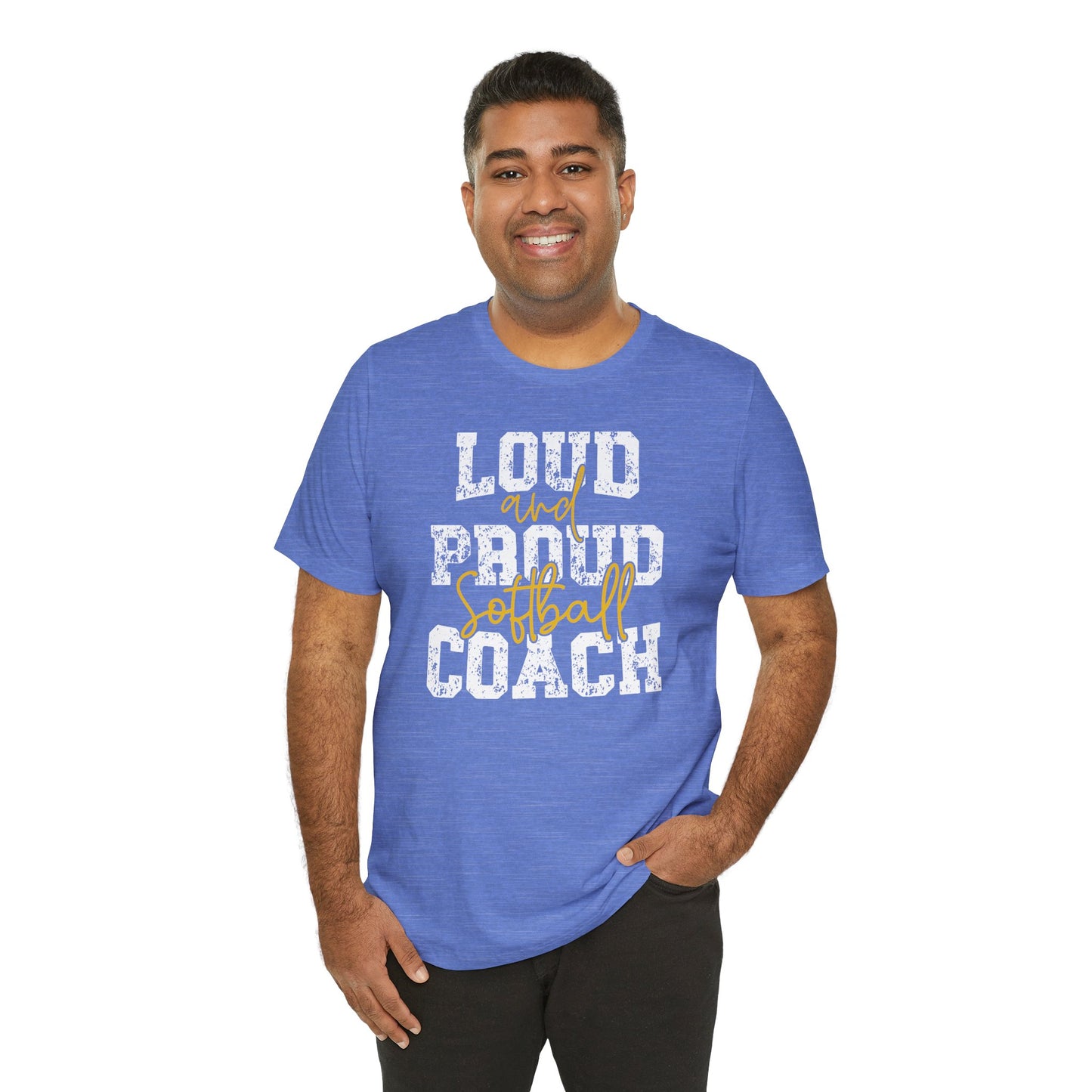Loud and Proud Softball Coach T Shirt (1)